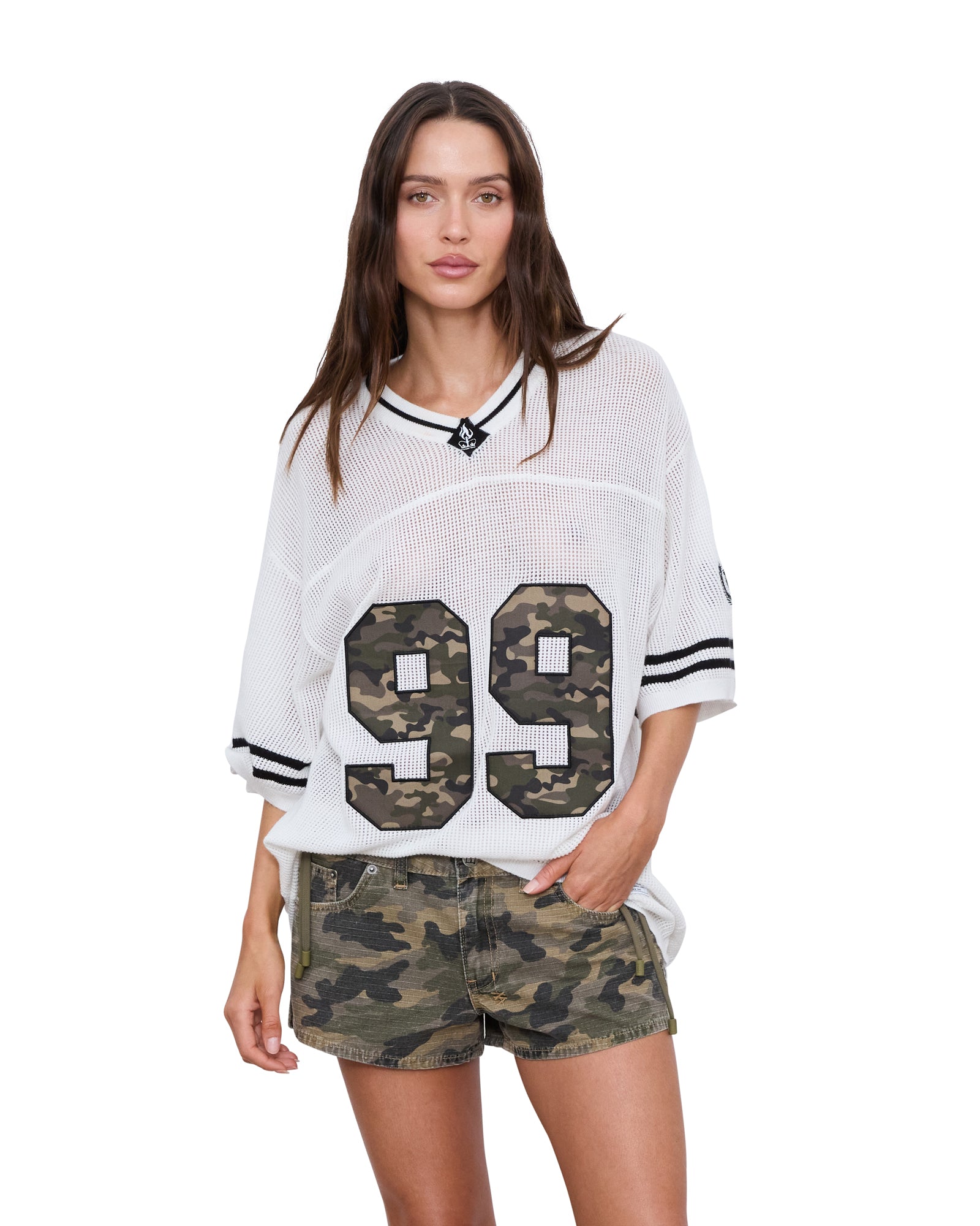 DERBY BOYFRIEND SS JERSEY CAMO SHELL - Image 6