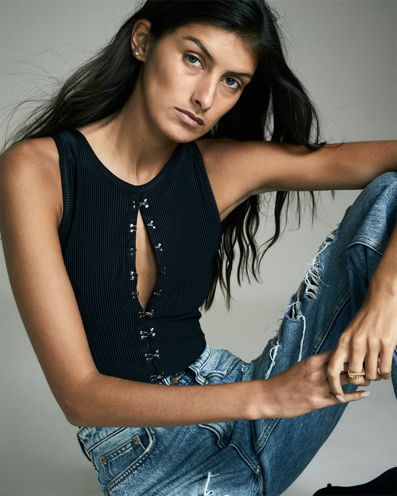 UNDONE BODYSUIT BLACK - Image 2