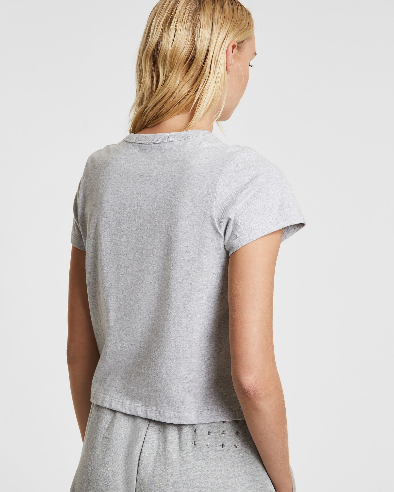 3 X 4 MINI SS TEE GREY MARLE - Image 3