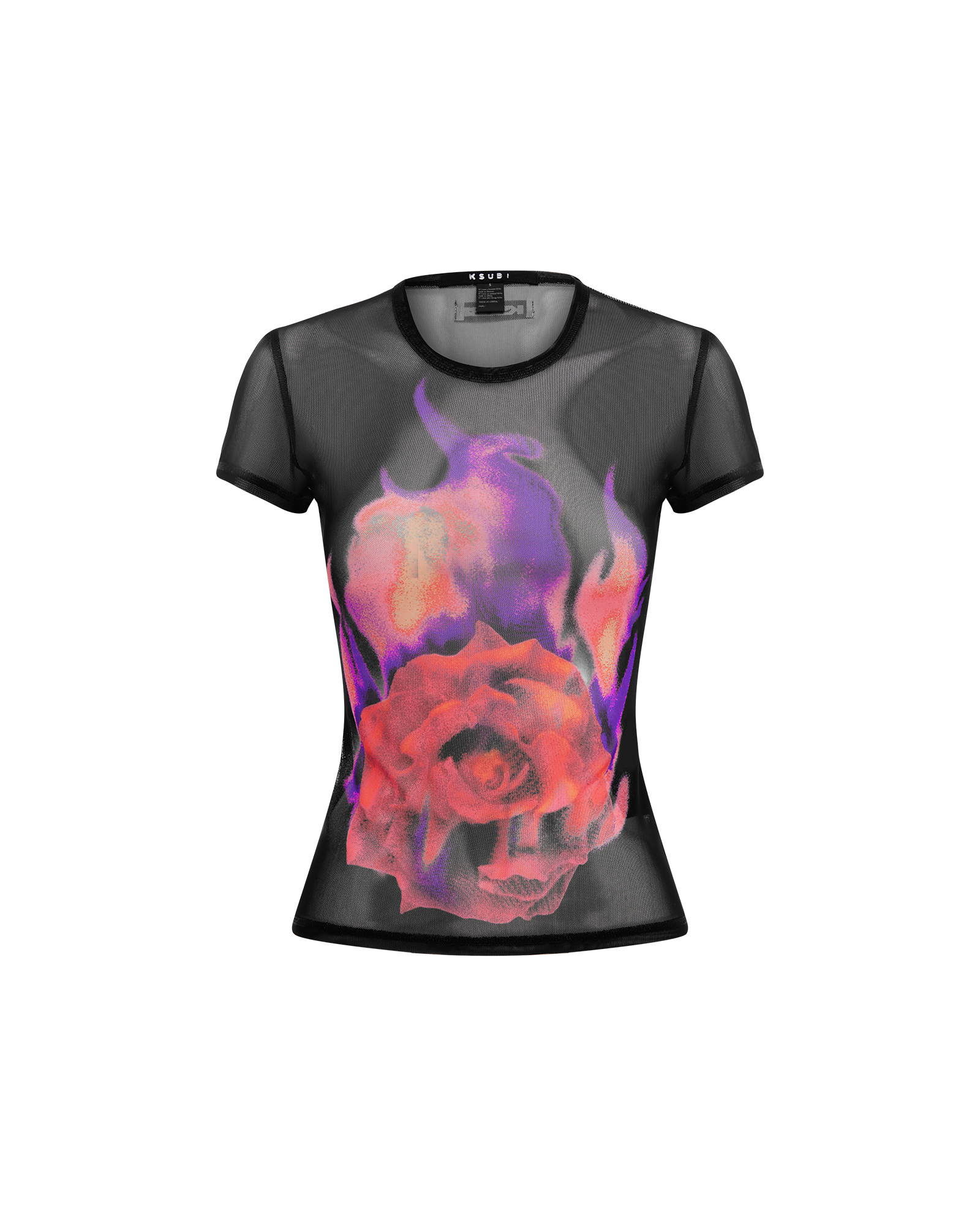 ABLAZE MESH SS TEE BLACK - Image 5