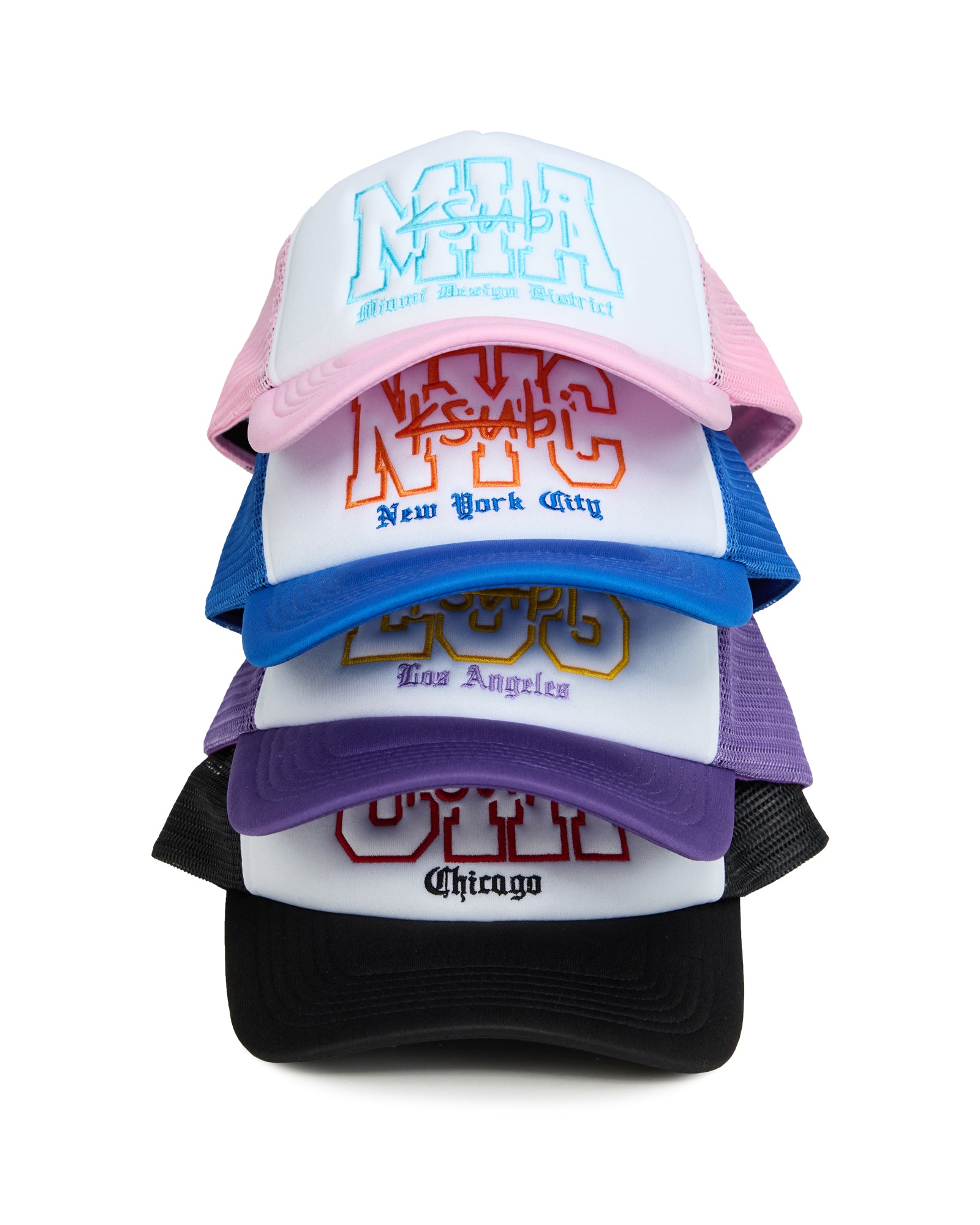 CHICAGO AND THE STREETS TRUCKER CAP BLACK - Image 4