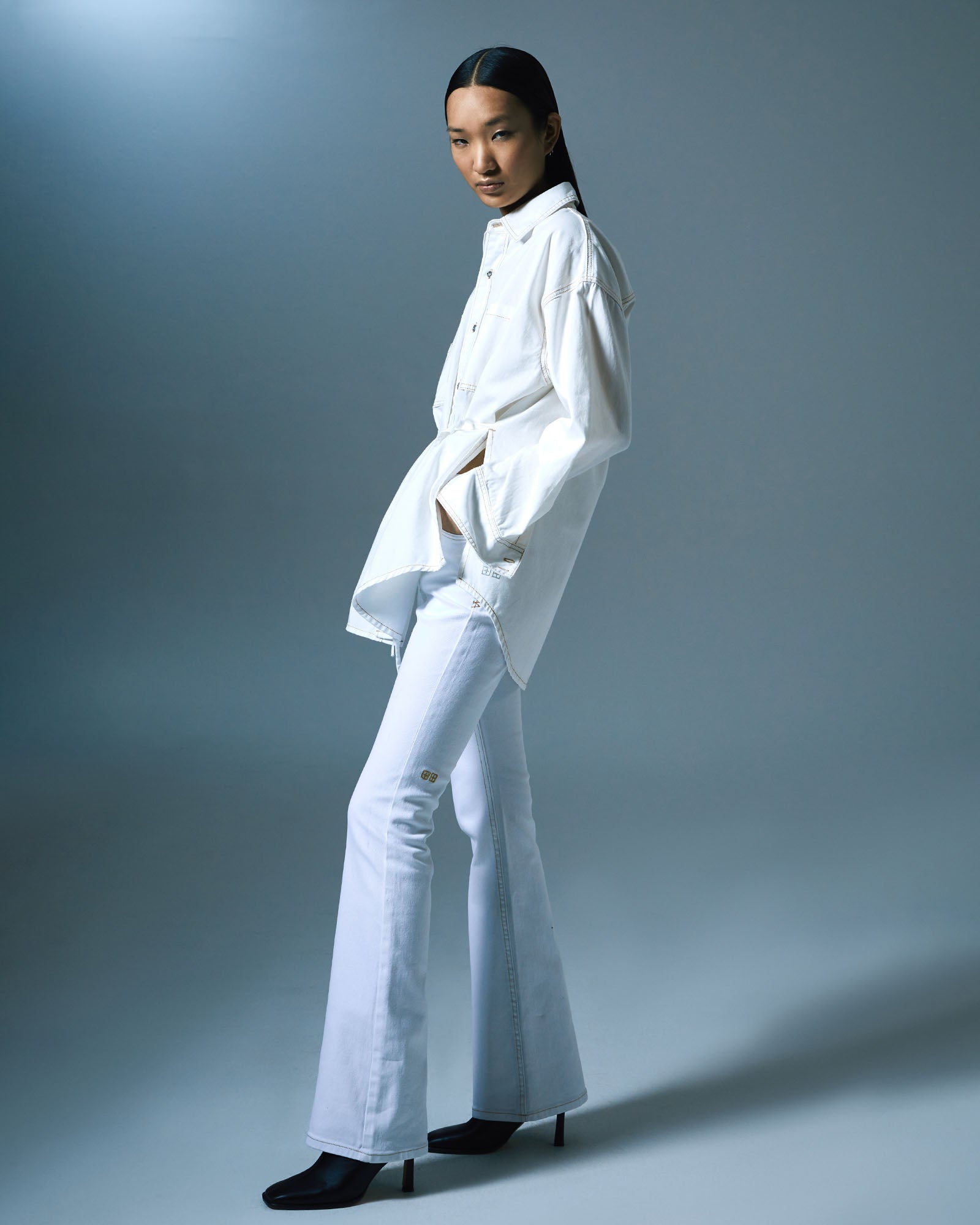 OVERSIZED TIE LS SHIRT SUGAR RUSH - Image 2