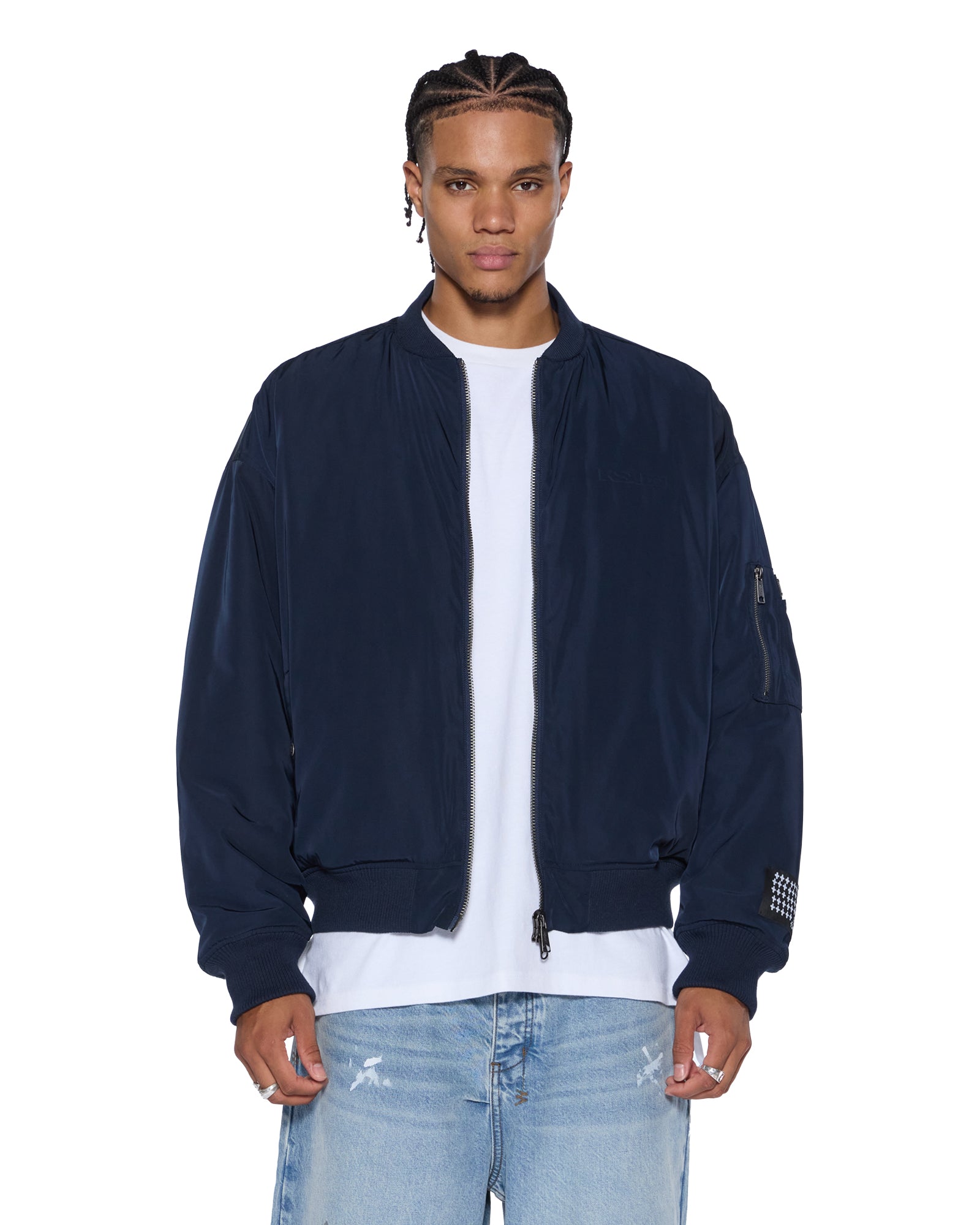 INTRUDER BOMBER JACKET NAVY