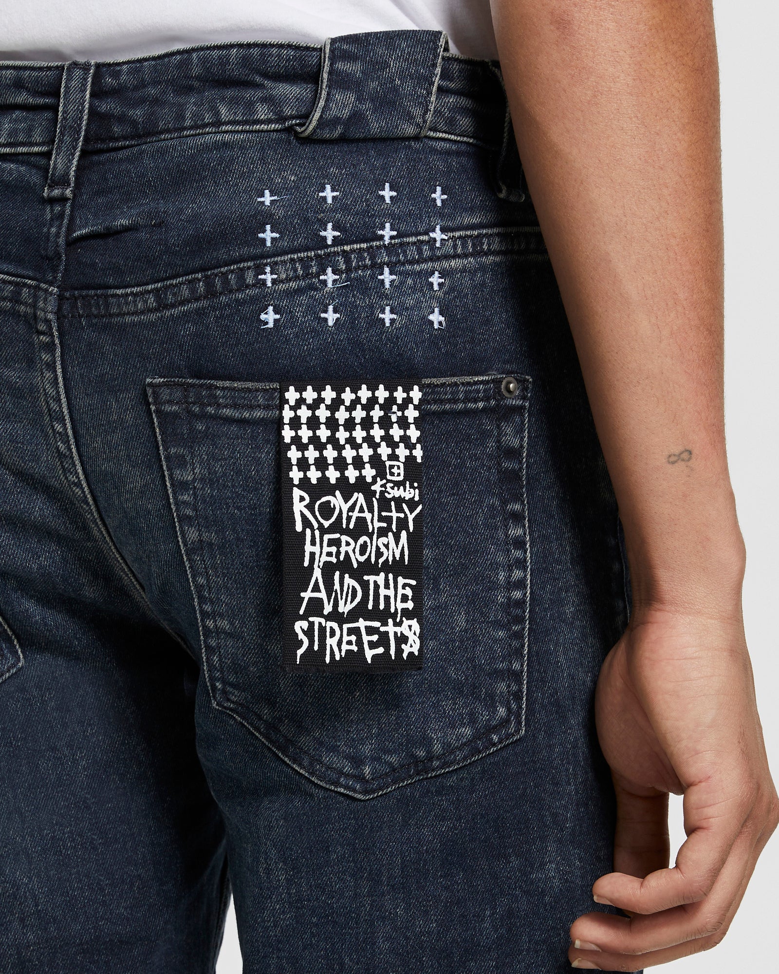 CHITCH BLUE KOLLA SLASHED - Image 4