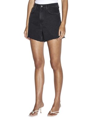 HI LINE SHORT WASHED BLACK