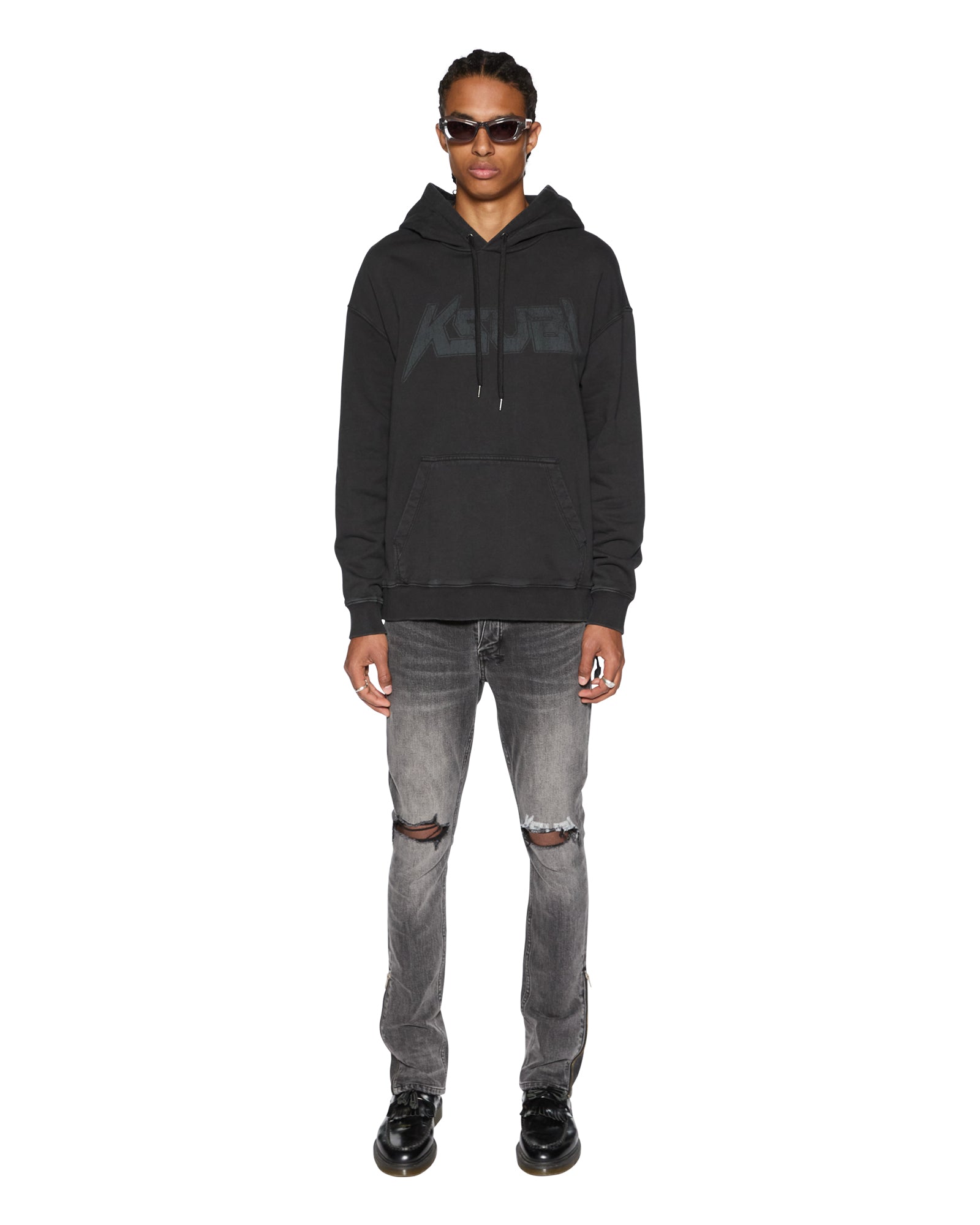 ELECTRIC BIGGIE HOODIE OLD BLACK - Image 6