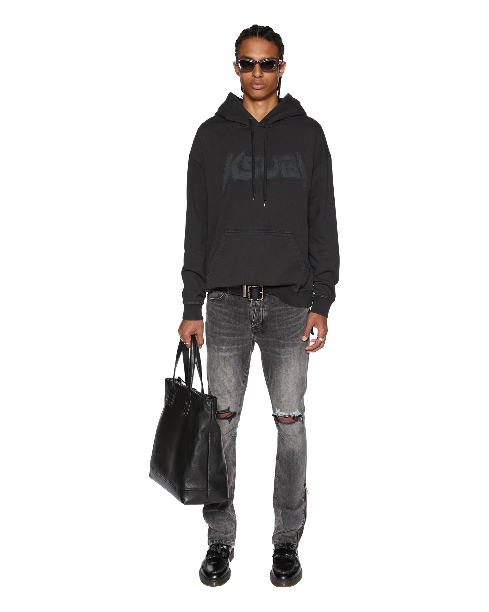 ELECTRIC BIGGIE HOODIE OLD BLACK - Image 3