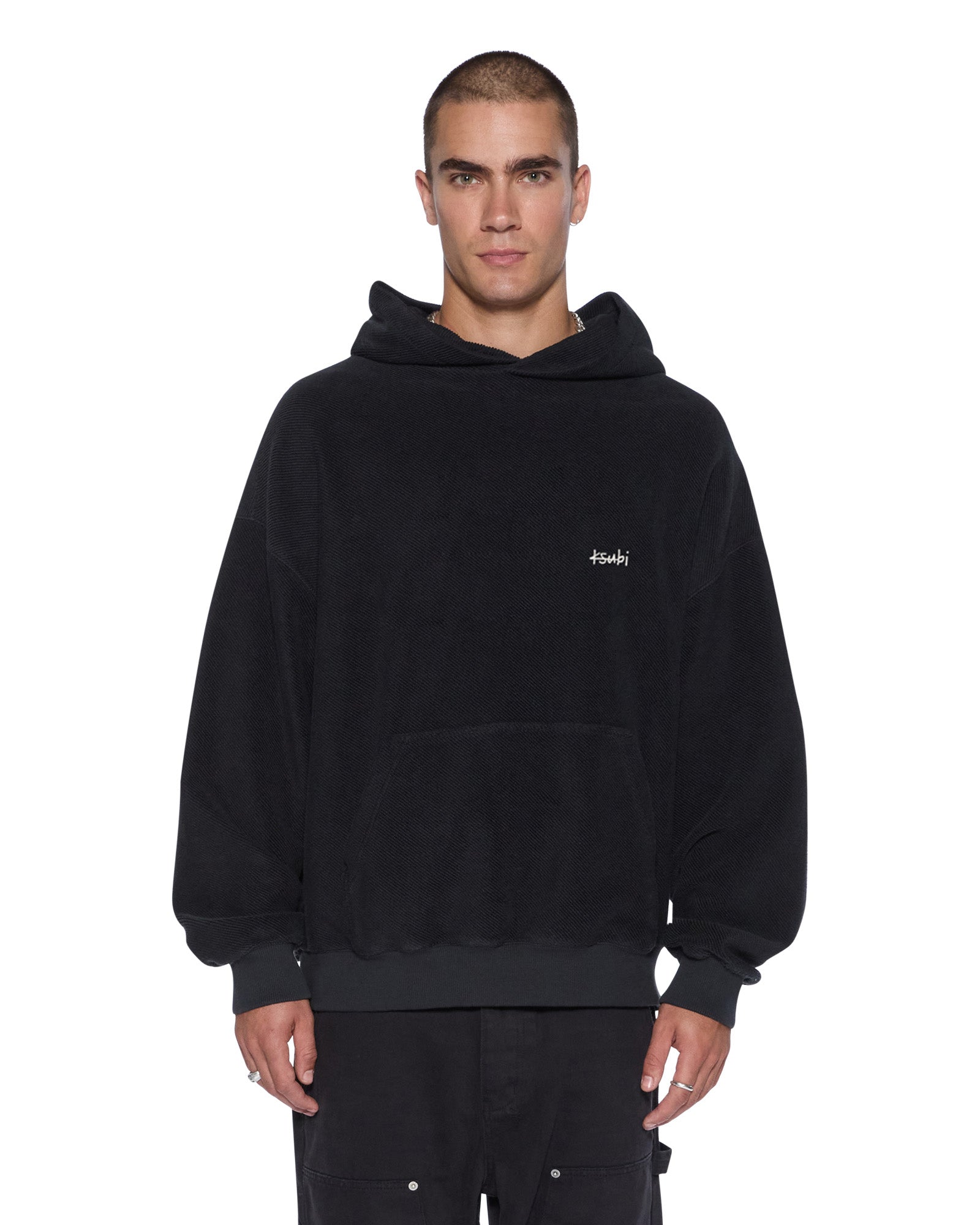 1999 EKCESS HOODIE JET BLACK