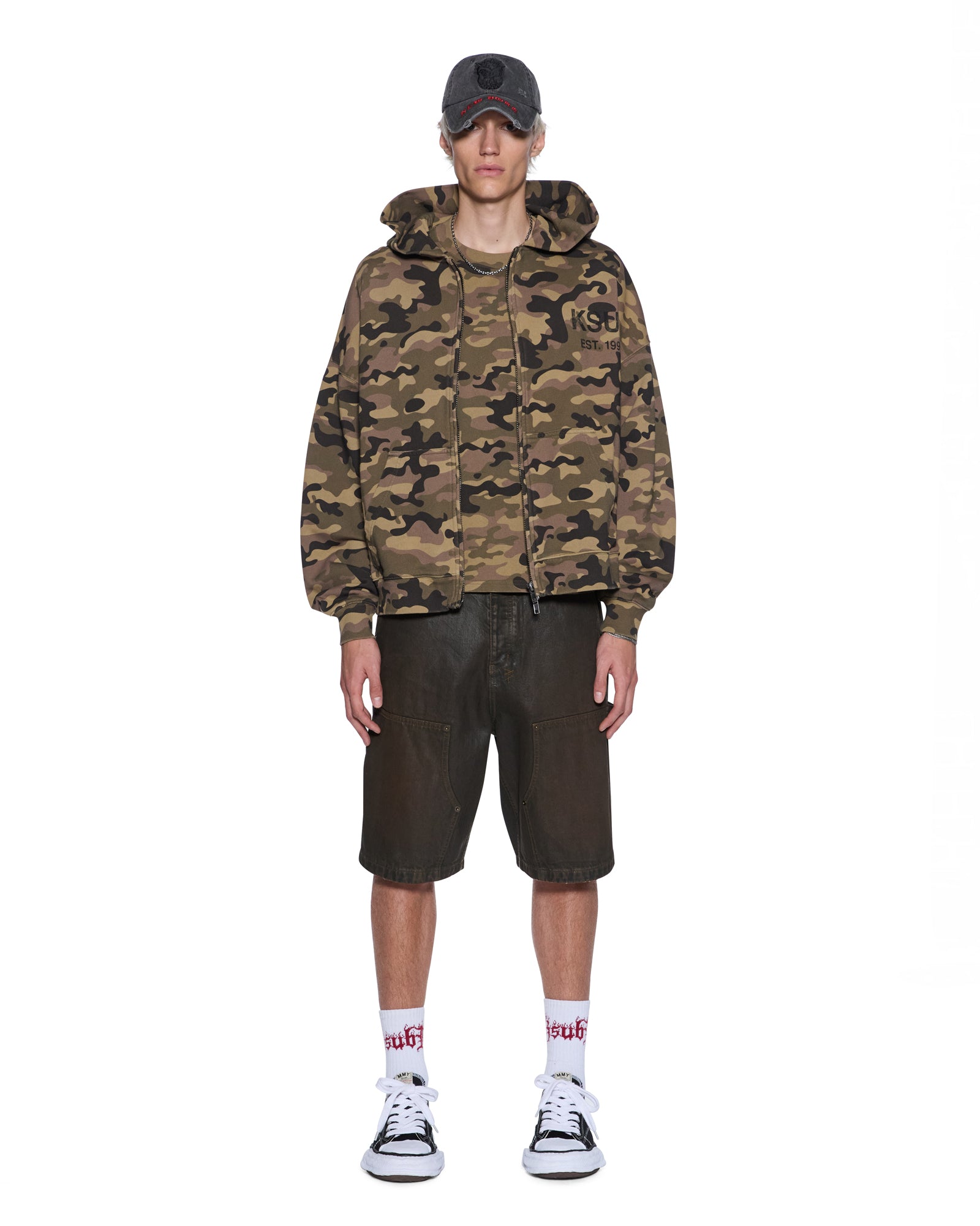 ZIP THRU HALEN HOODIE CAMO - Image 2