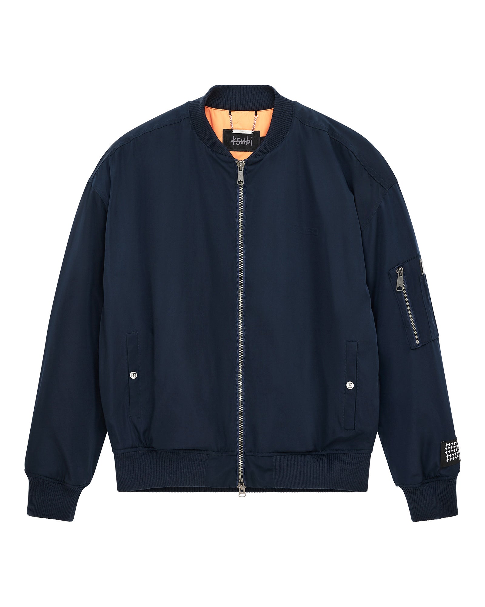 INTRUDER BOMBER JACKET NAVY - Image 8