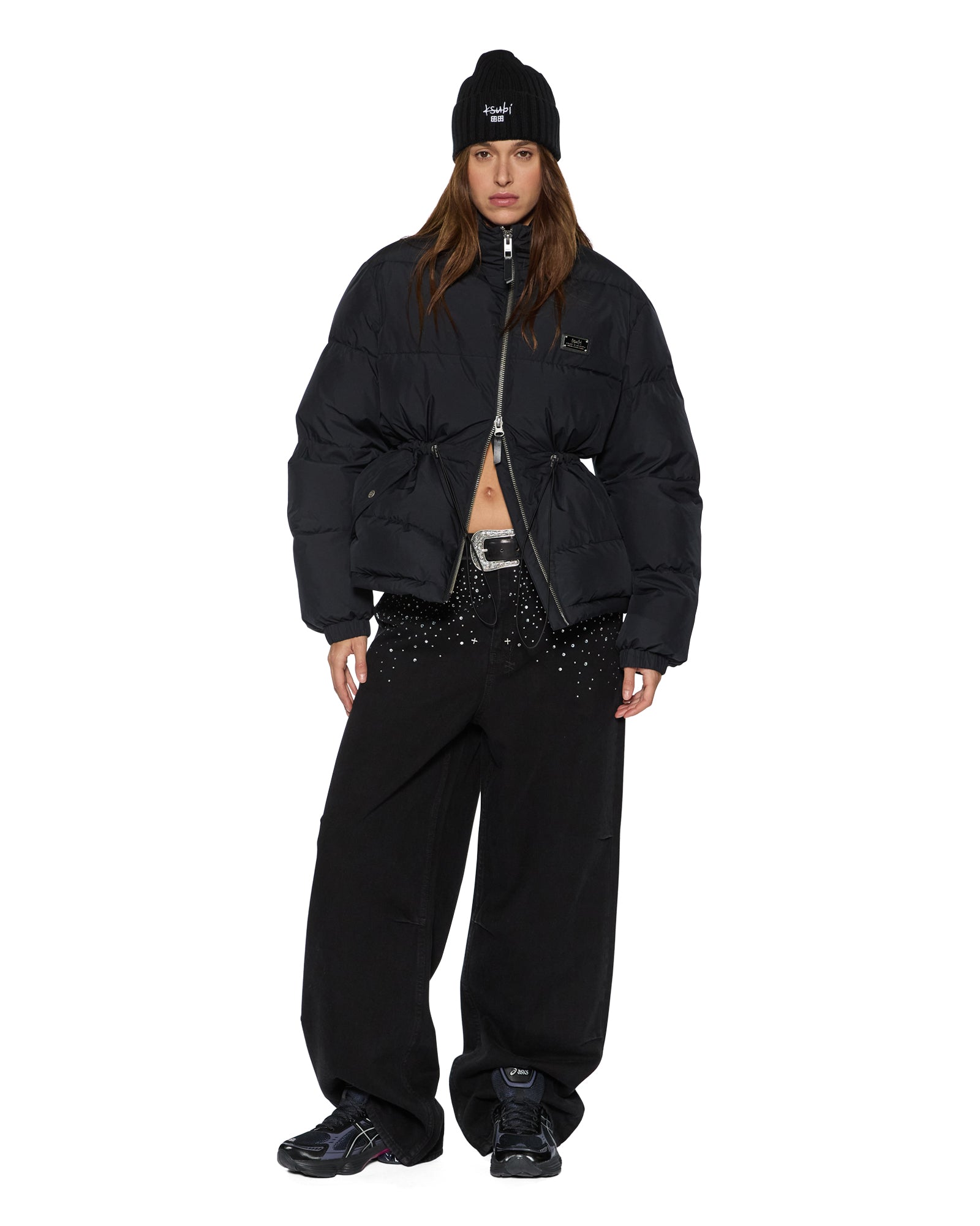 CINCHED PUFFER BLACK - Image 4