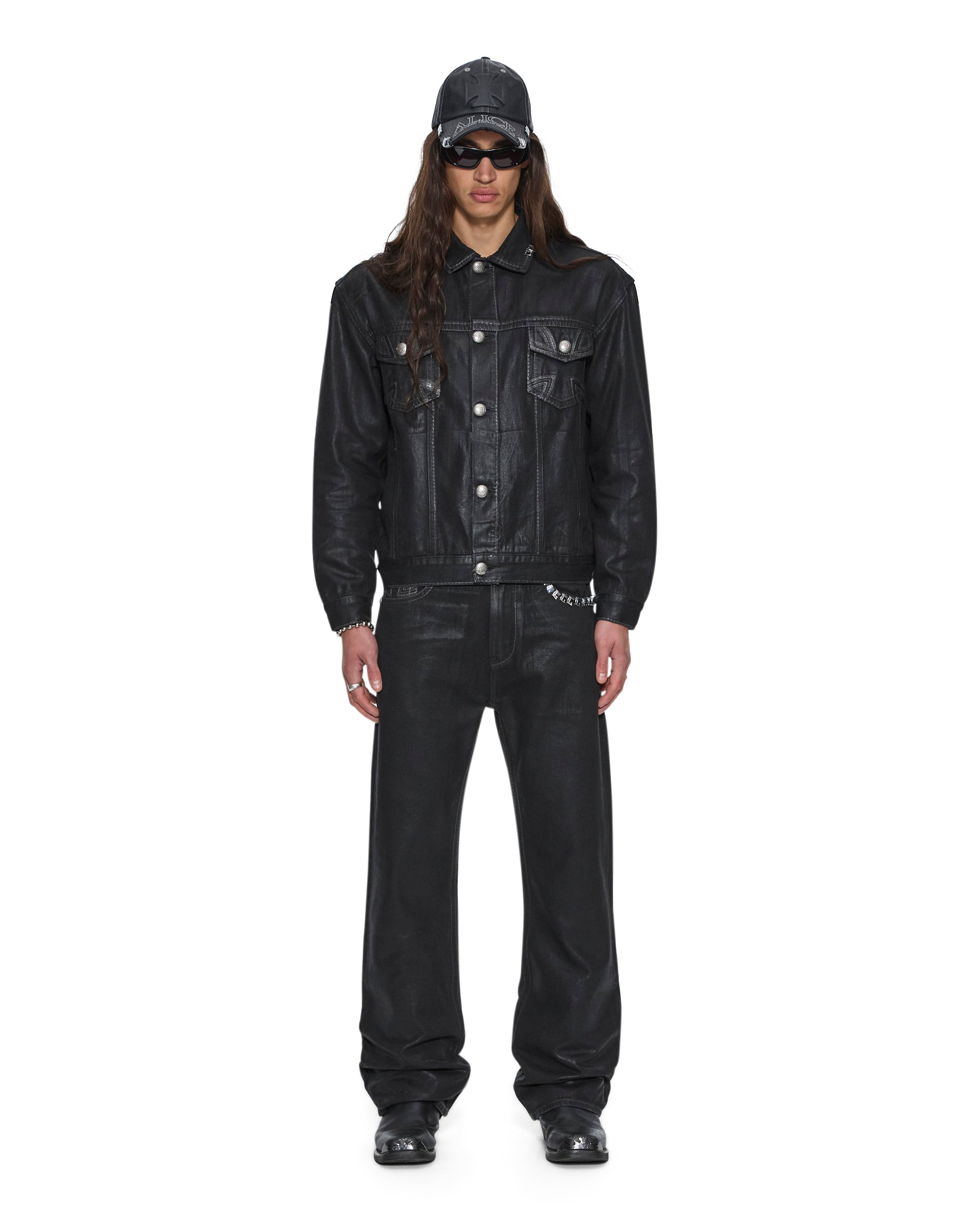 KSUBI X ALICE HOLLYWOOD OH G JACKET BLACK WAX - Image 6