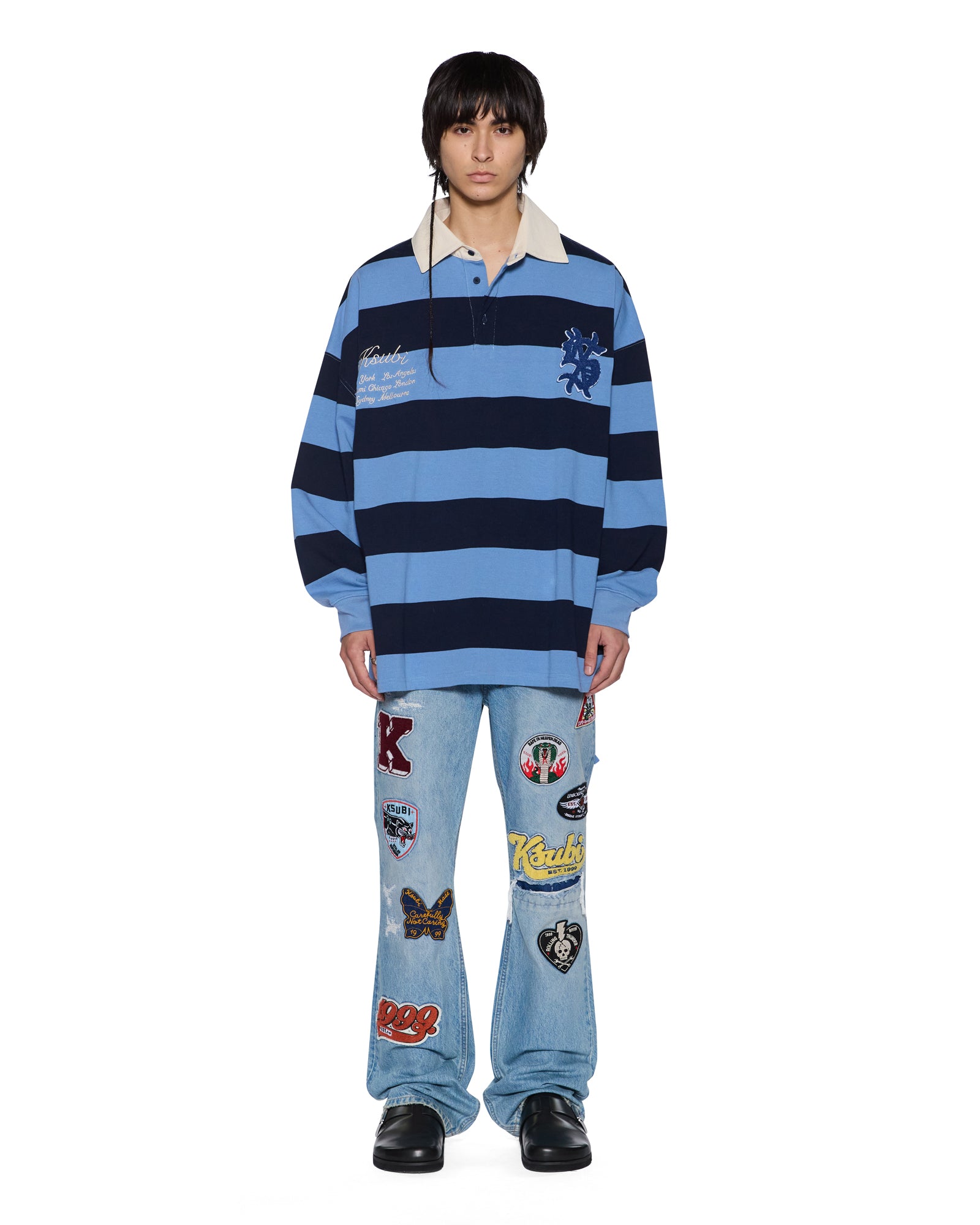 RUGGED RUGBY JERSEY FADED ICE - Image 3