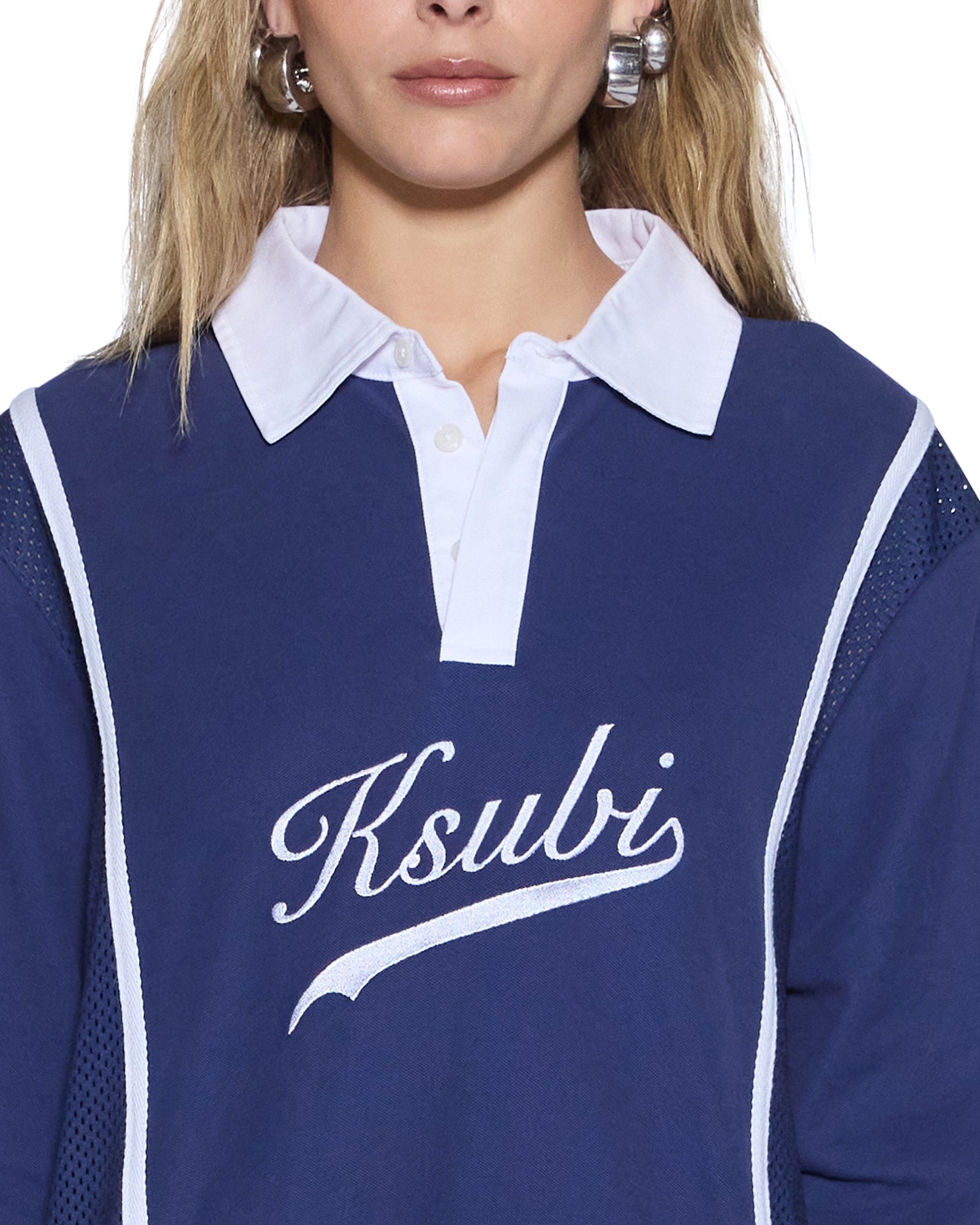 PLAYOFF LS POLO JERSEY NAVY - Image 3