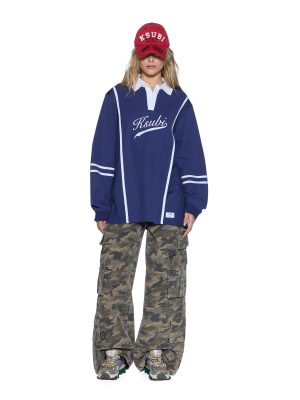 PLAYOFF LS POLO JERSEY NAVY