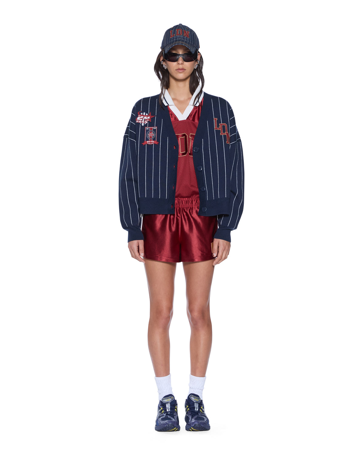 DEAN CARDIGAN NAVY PINSTRIPE - Image 2