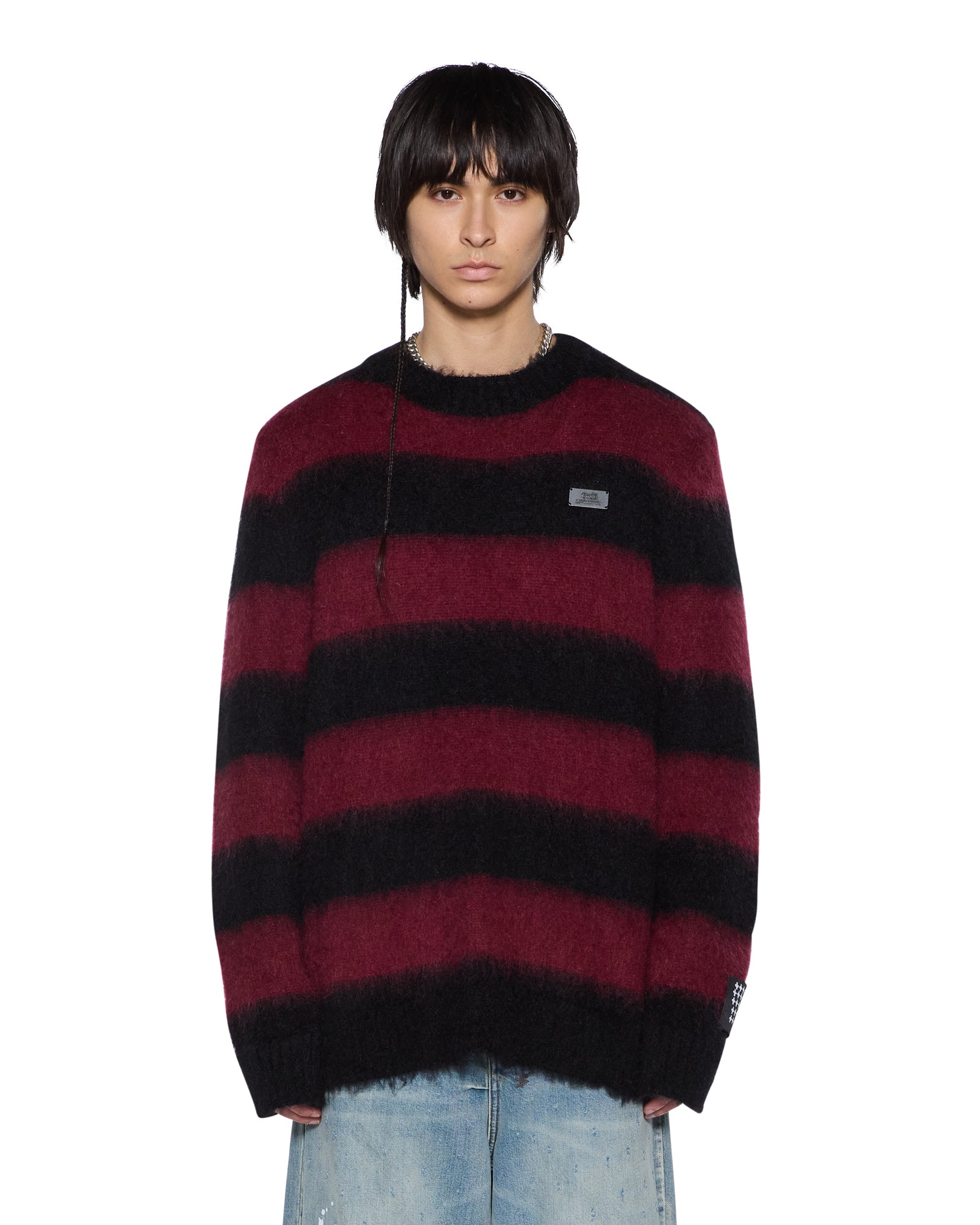 RUGGED MOHAIR KNIT CREWNECK OX