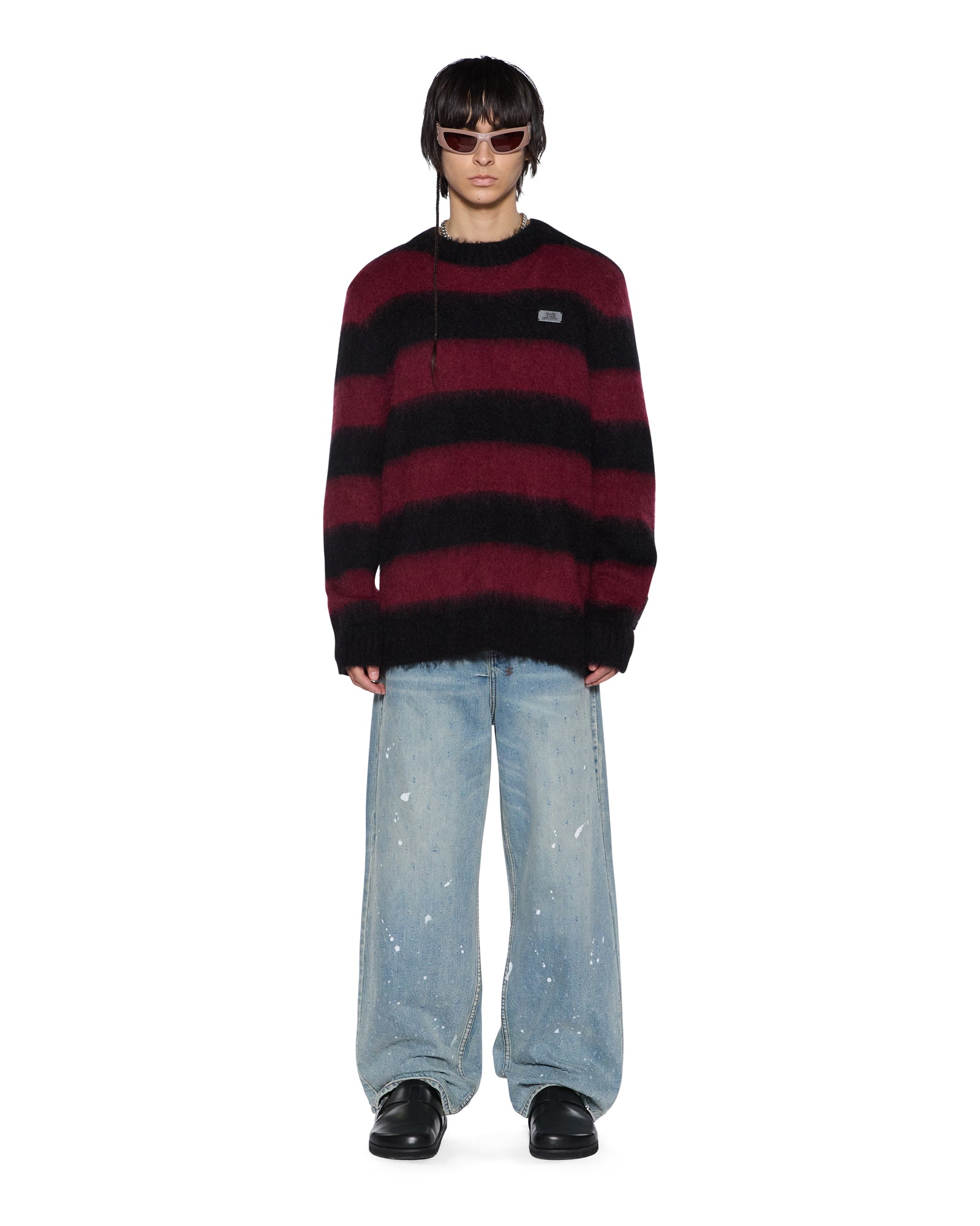 RUGGED MOHAIR KNIT CREWNECK OX - Image 2