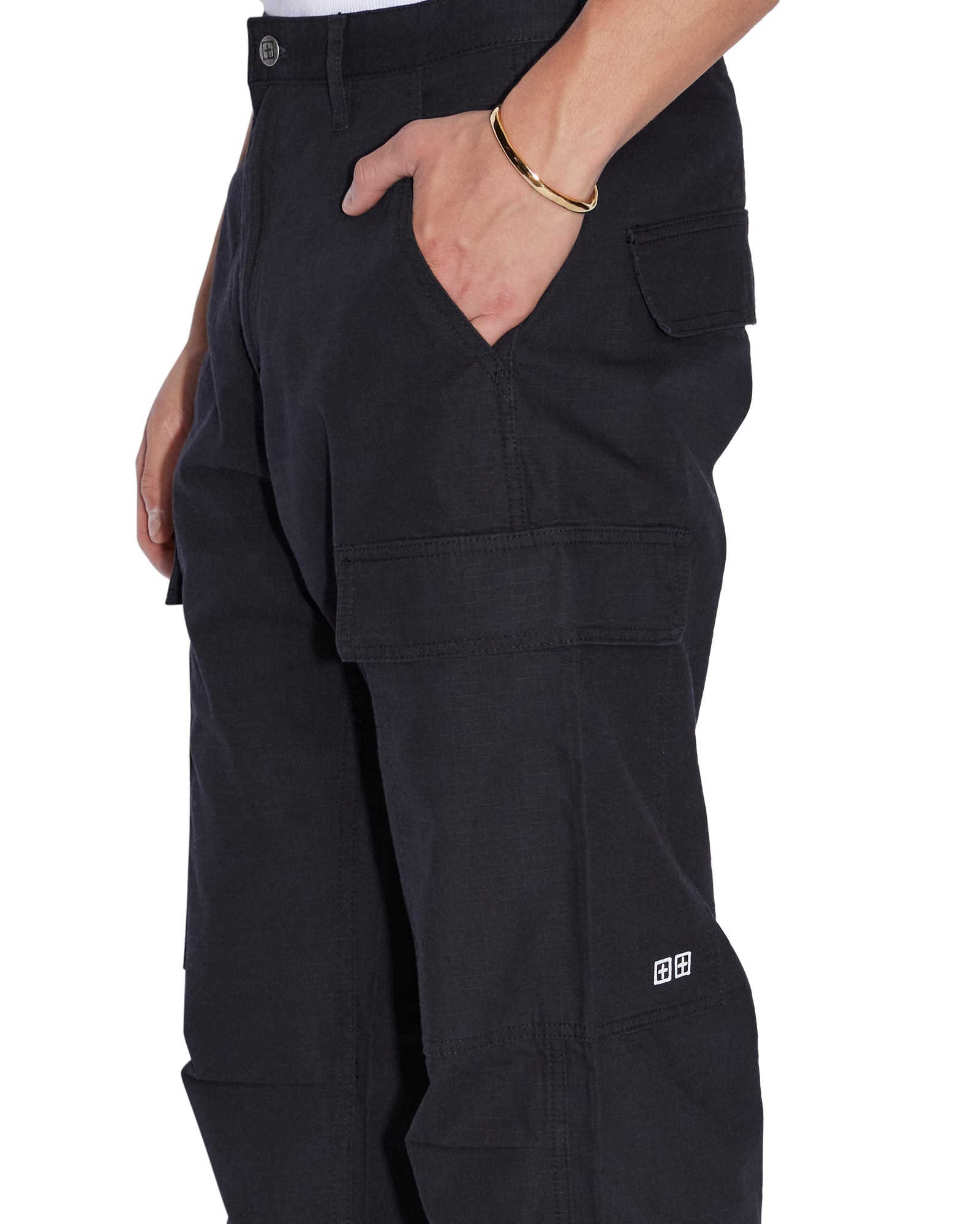 FUGITIVE CARGO PANT BLACK - Image 5