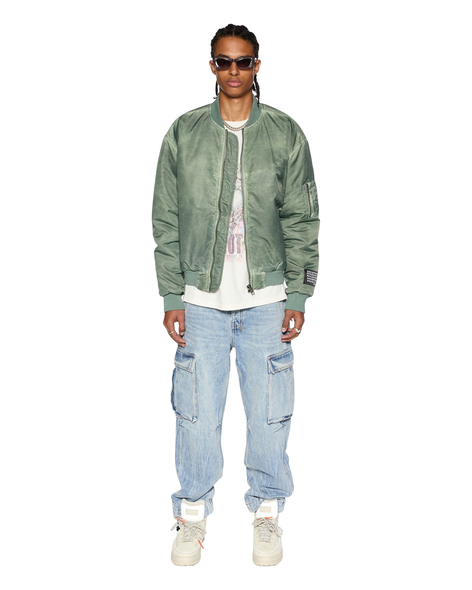 ROYALTY BOMBER KHAKI OVERDYE - Image 2