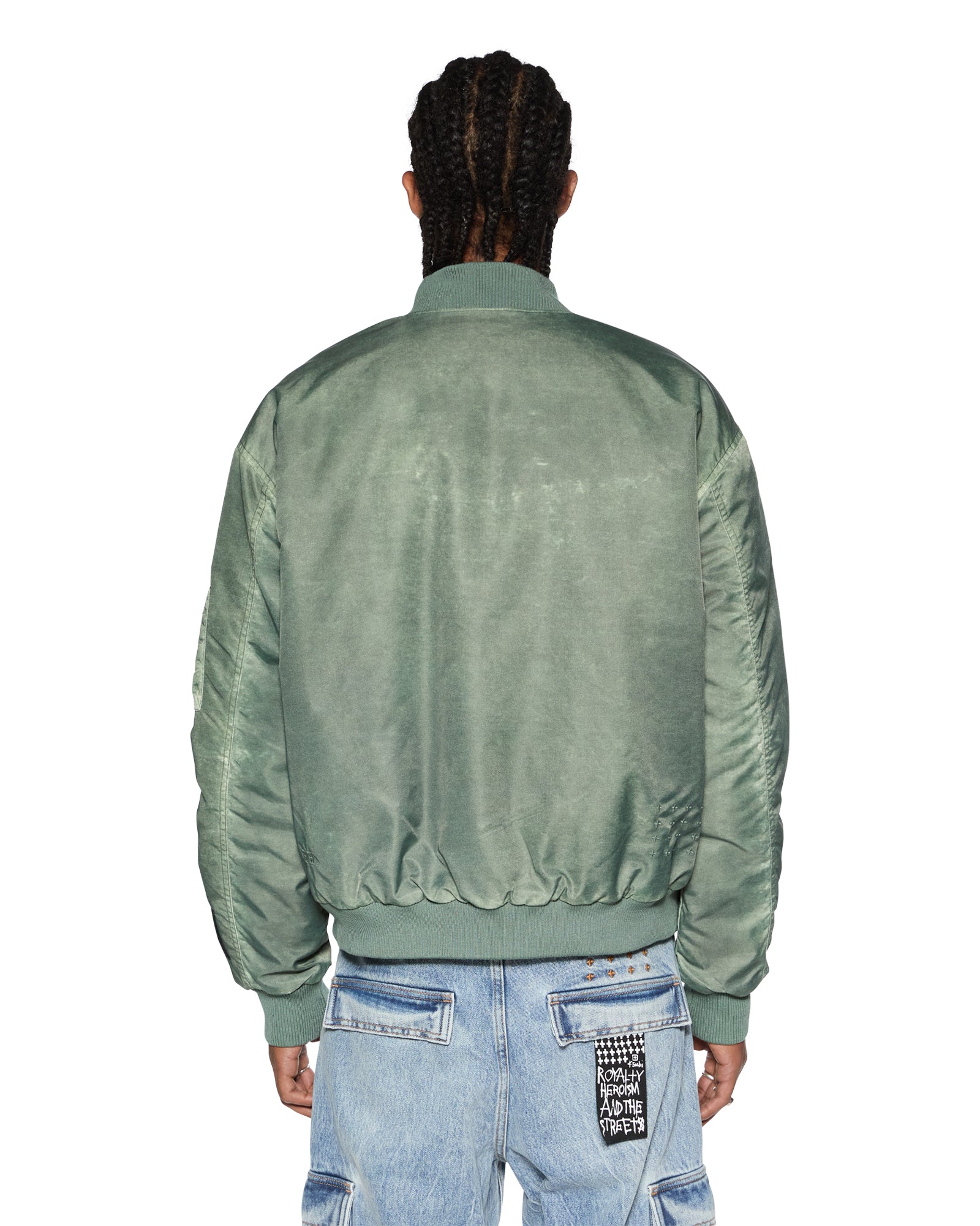 ROYALTY BOMBER KHAKI OVERDYE - Image 4