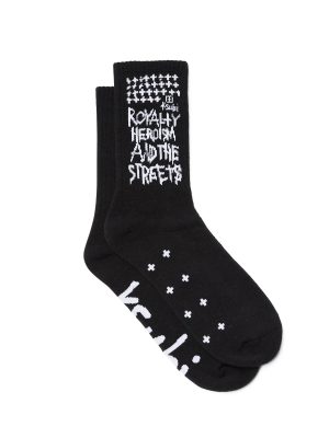 ROYALTY KSOCKS BLACK/WHITE
