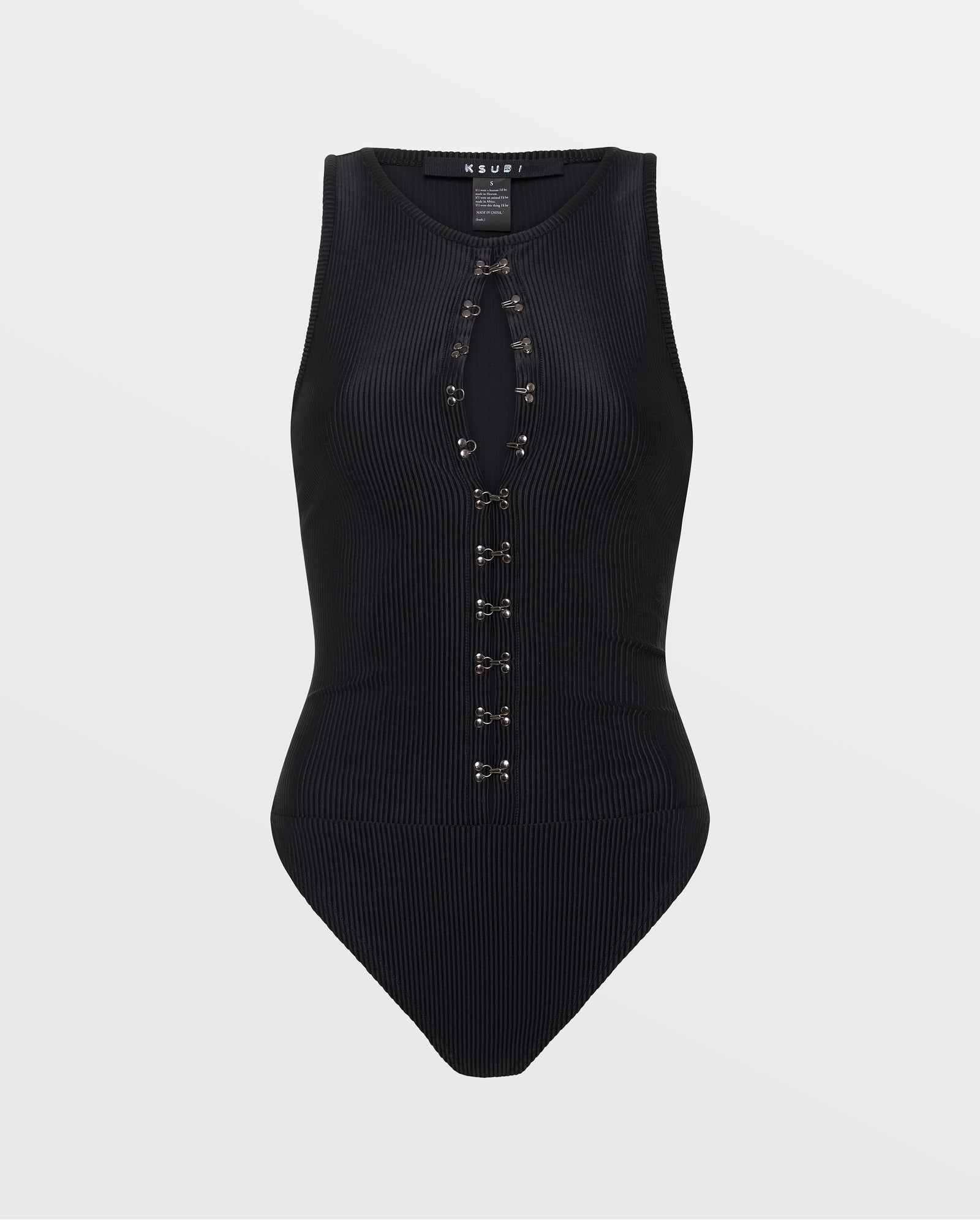 UNDONE BODYSUIT BLACK - Image 5