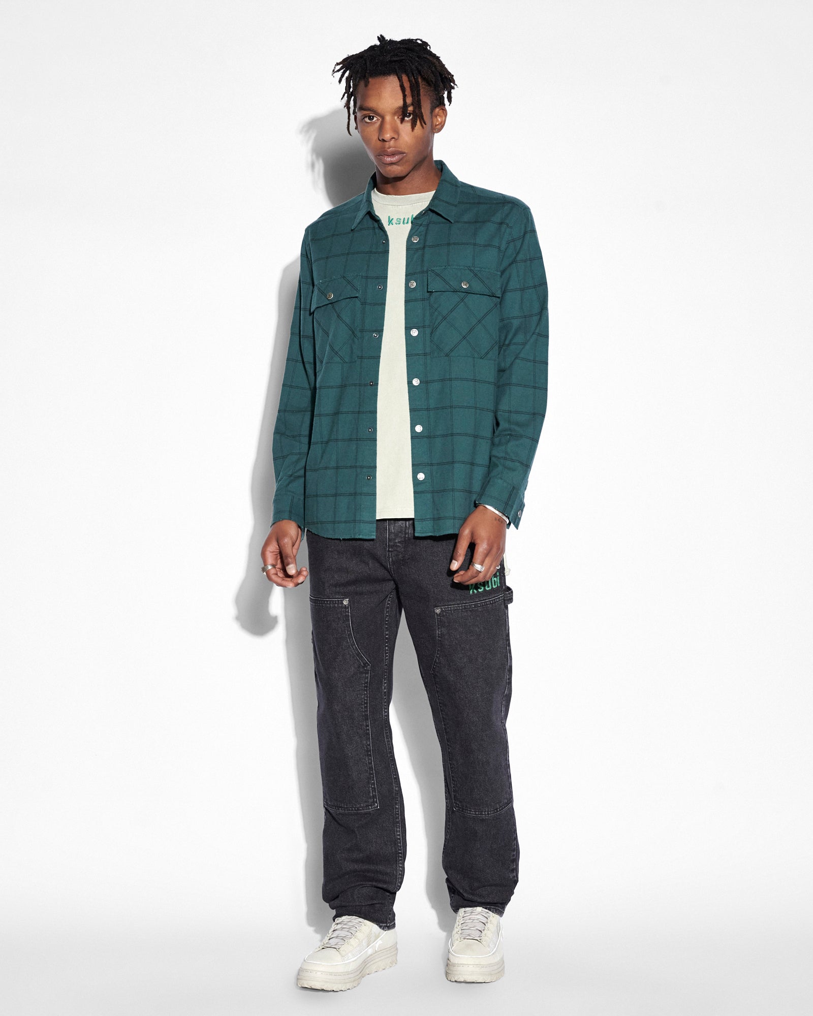 PARADOX LS SHIRT KHAKI FADE - Image 2