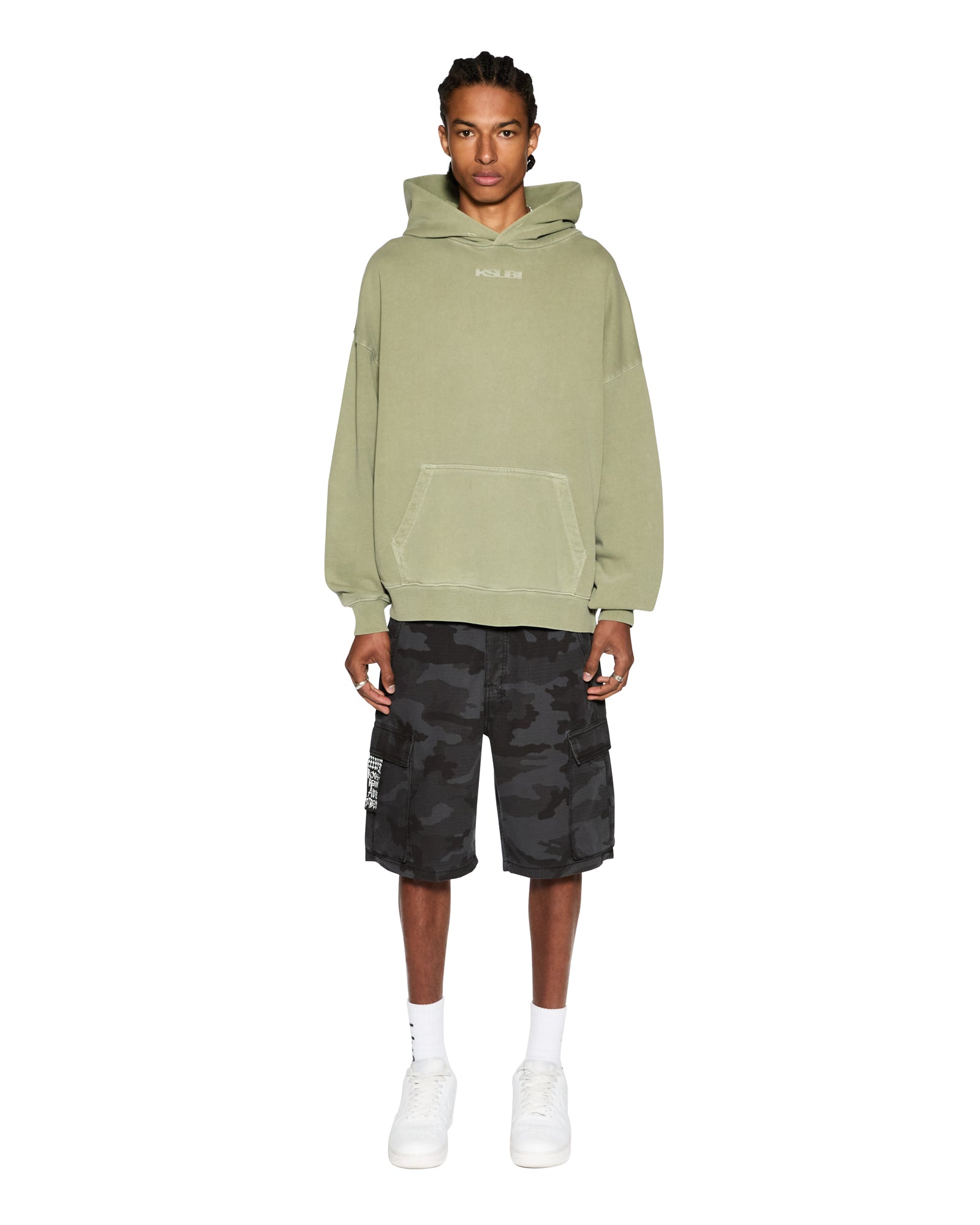 FUGITIVE CARGO SHORT BLACK CAMO - Image 6