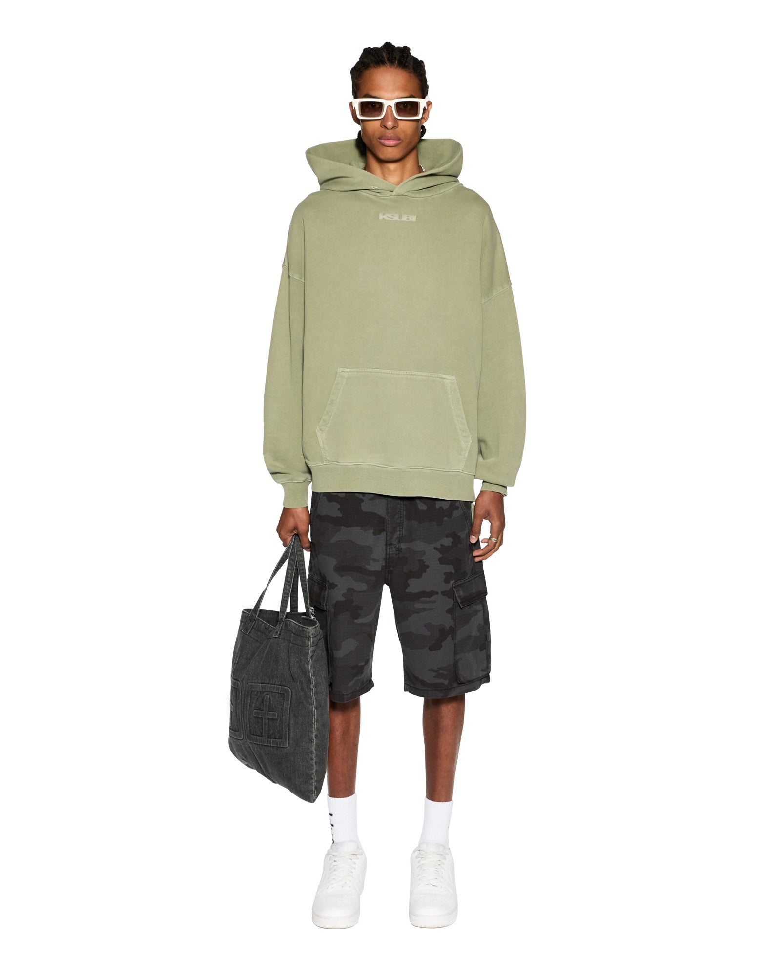 FUGITIVE CARGO SHORT BLACK CAMO - Image 2