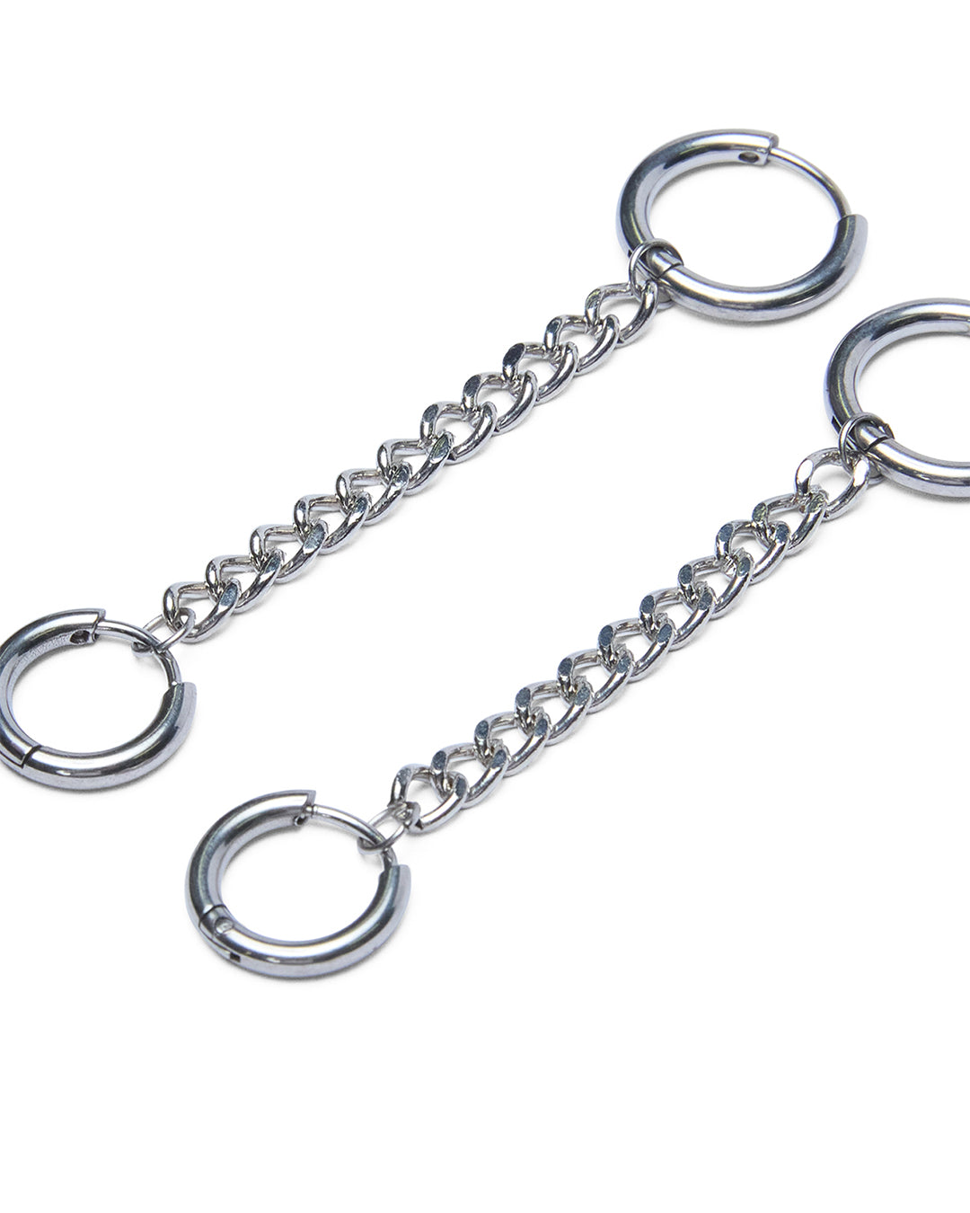 SILVER CHAINLINK HUGGIES - Image 3