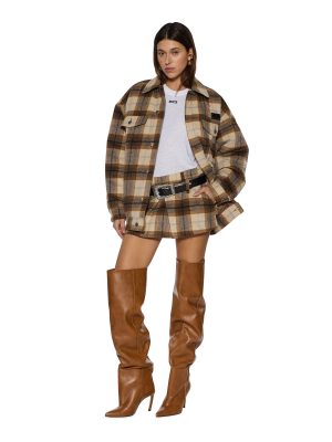 KSUPER TRUCKER JACKET PLAID