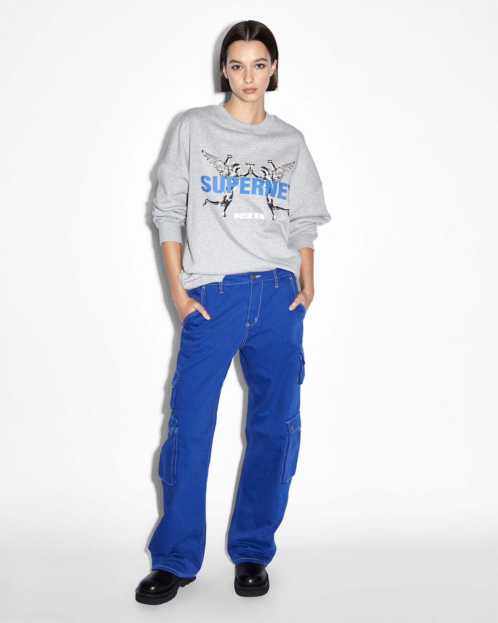 SUPERNET OH G CREW GREY MARLE - Image 2