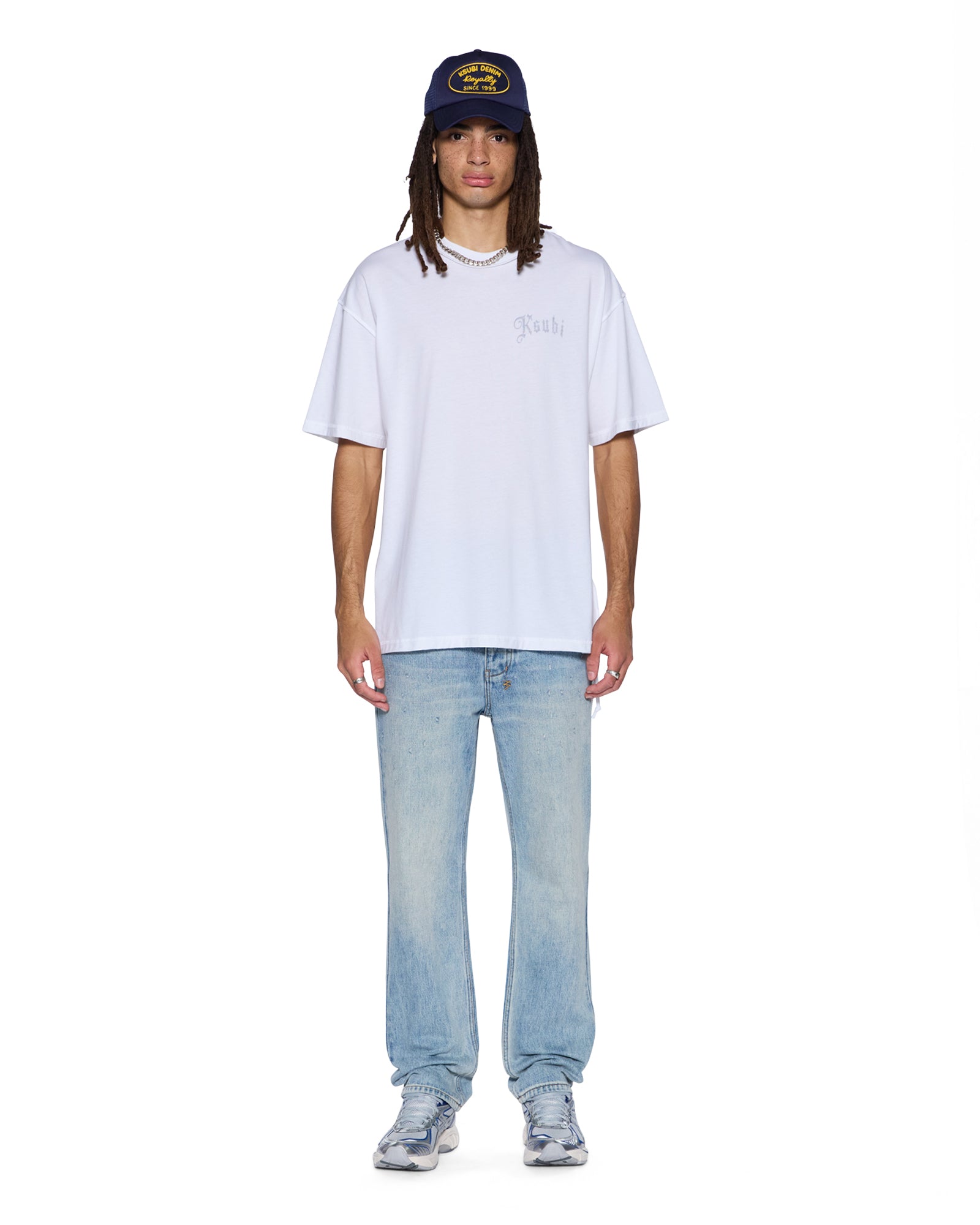 TRUCKSTOP EKCESS SS TEE SLUB WHITE - Image 3