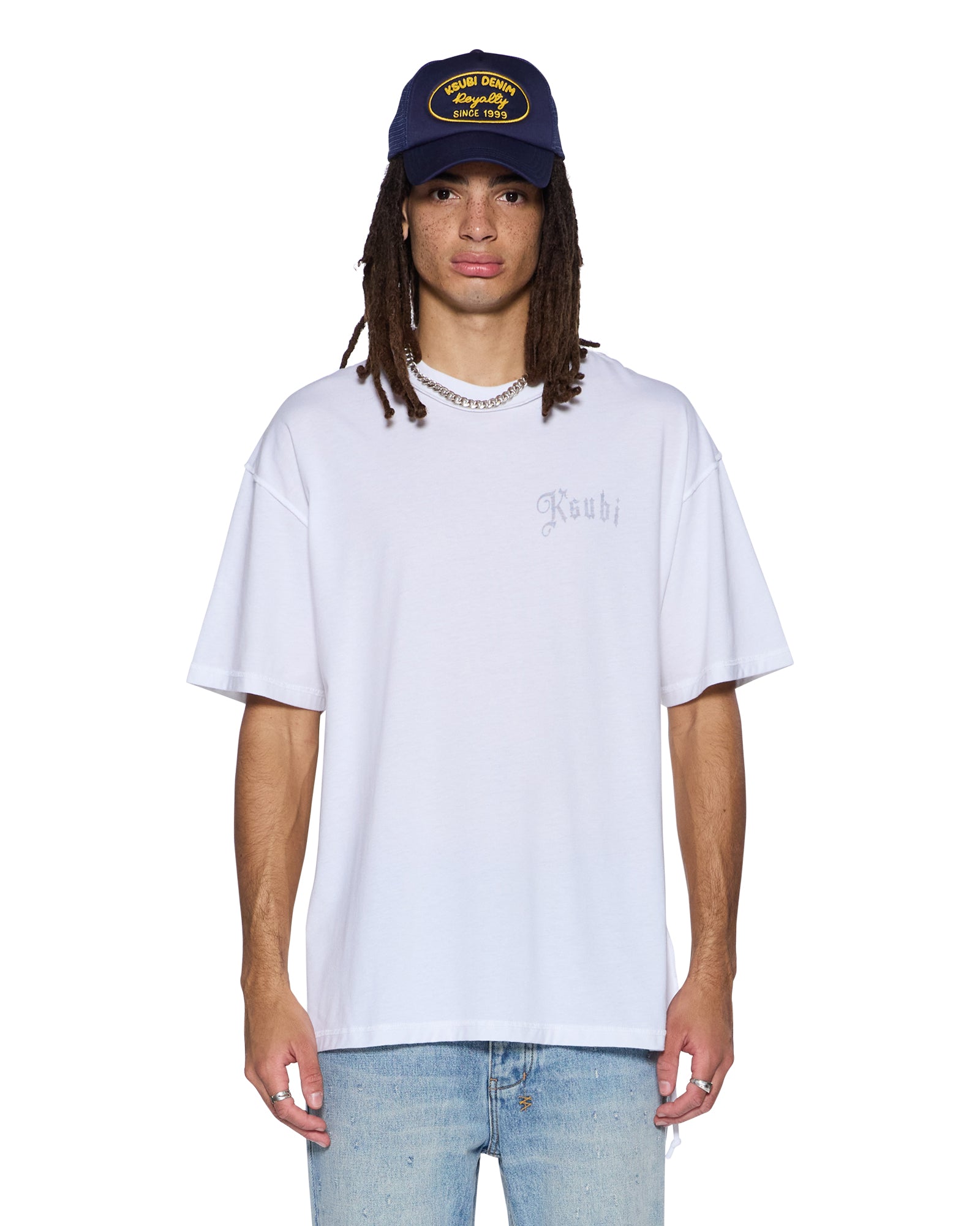 TRUCKSTOP EKCESS SS TEE SLUB WHITE - Image 2