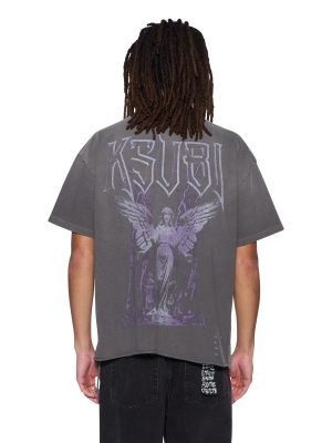 UTOPIA ANGEL EKCESS SS TEE CHARCOAL