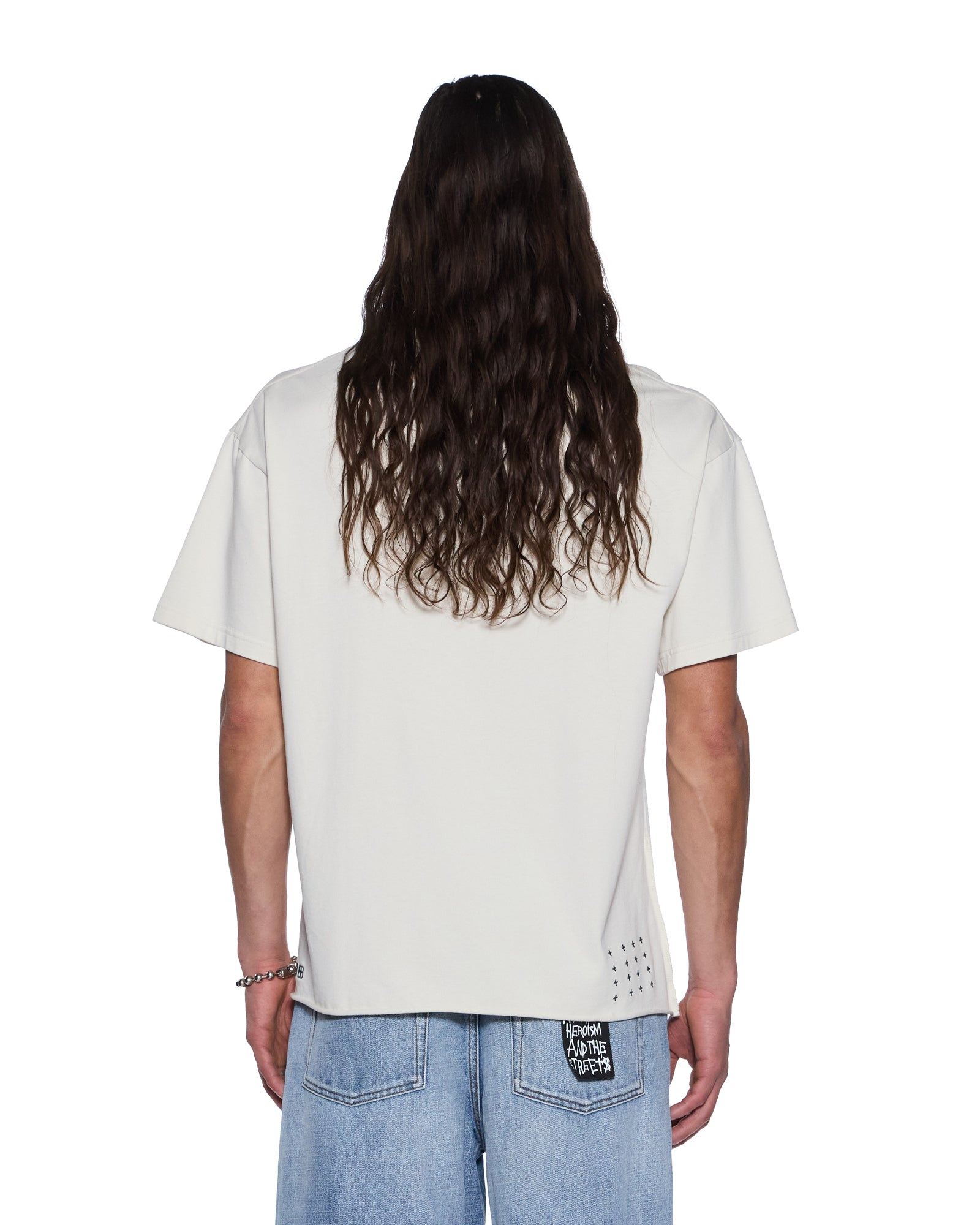 PRESTIGE BIGGIE SS TEE ANTIQUE WHITE - Image 4