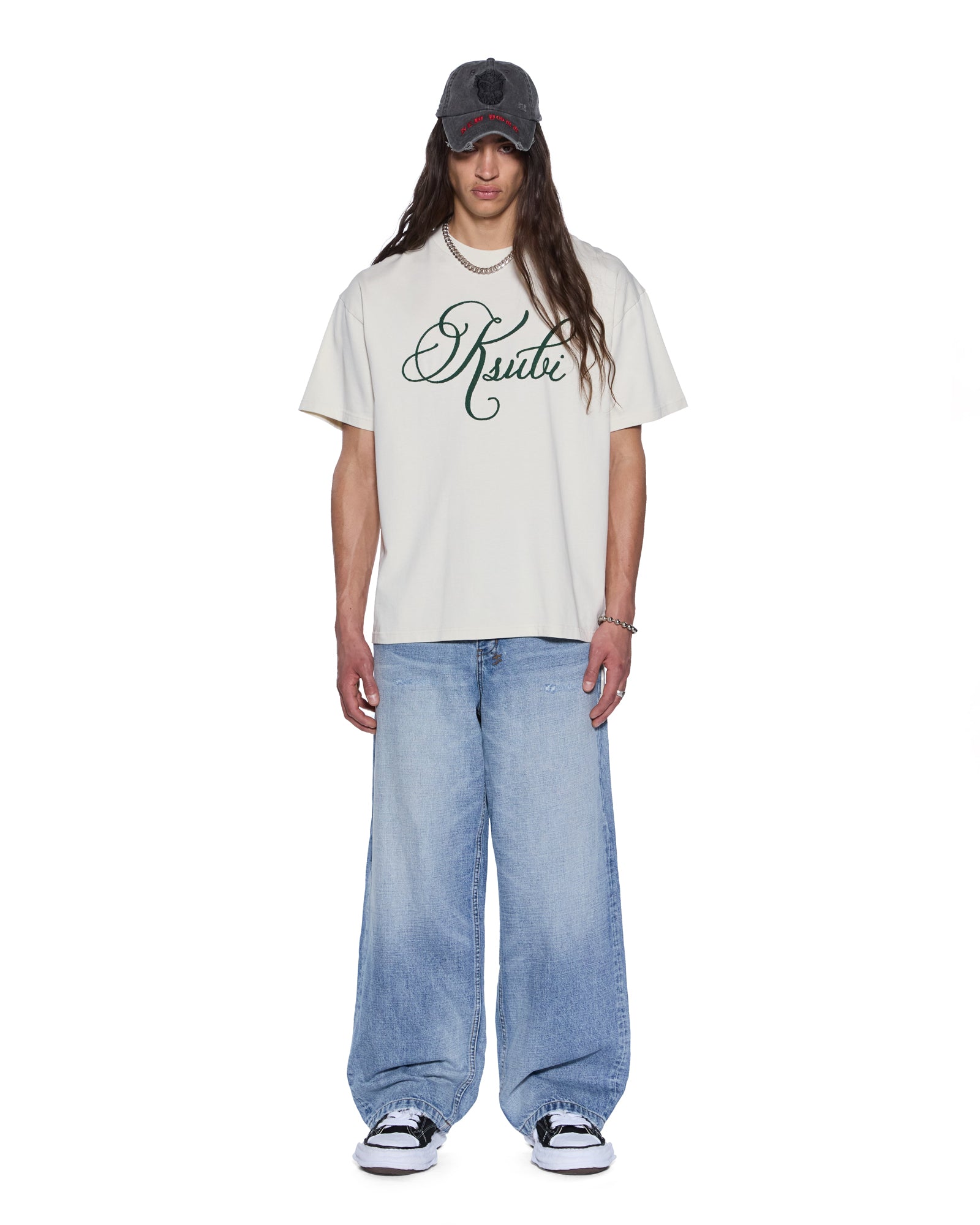 PRESTIGE BIGGIE SS TEE ANTIQUE WHITE - Image 2