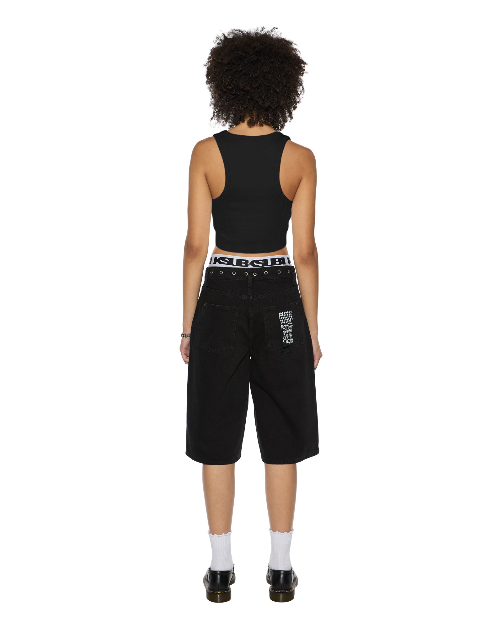 STACKED ORIGIN CROP BLACK - Image 5