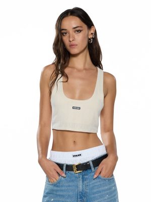 SOTT ORIGIN CROP TANK CREAM