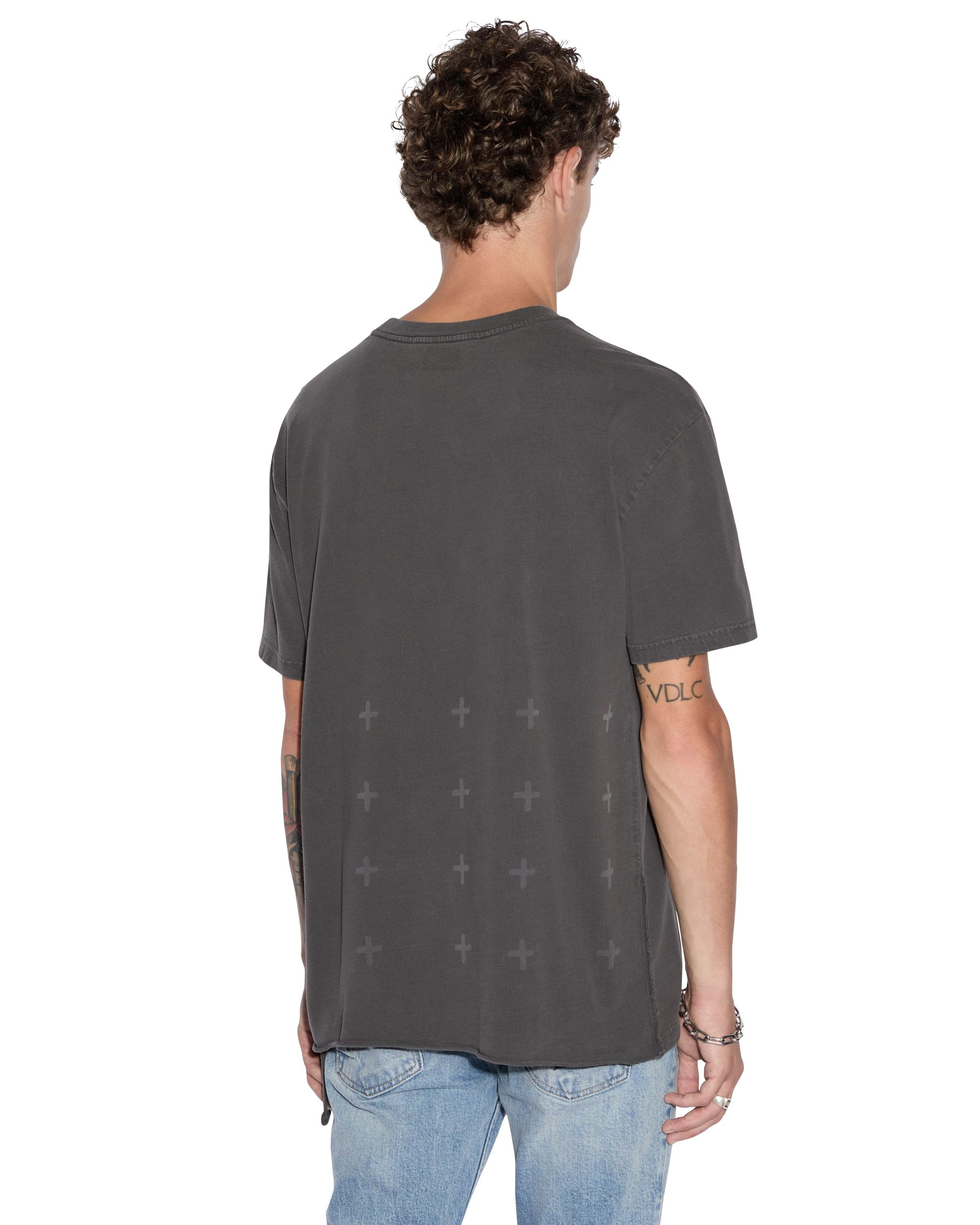 APEX BIGGIE SS TEE FADED BLACK - Image 3