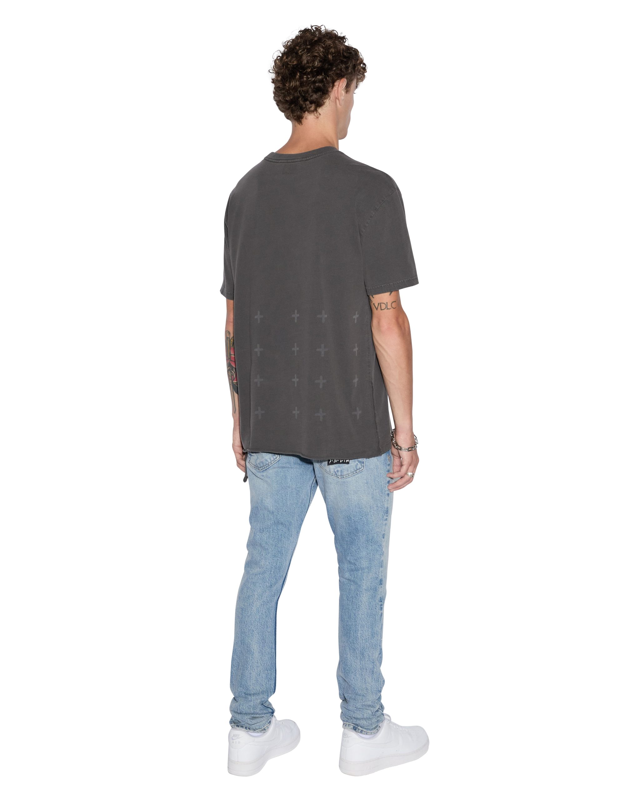 APEX BIGGIE SS TEE FADED BLACK - Image 4