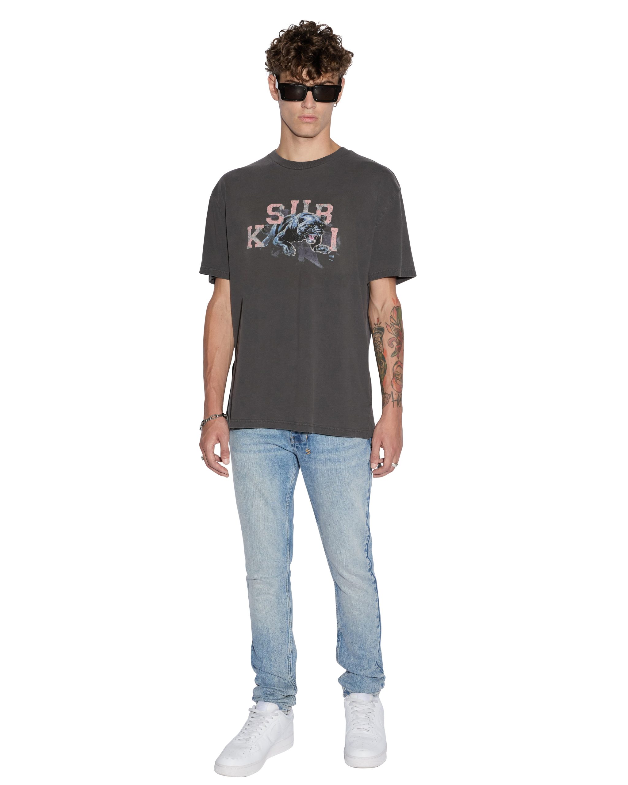APEX BIGGIE SS TEE FADED BLACK - Image 2