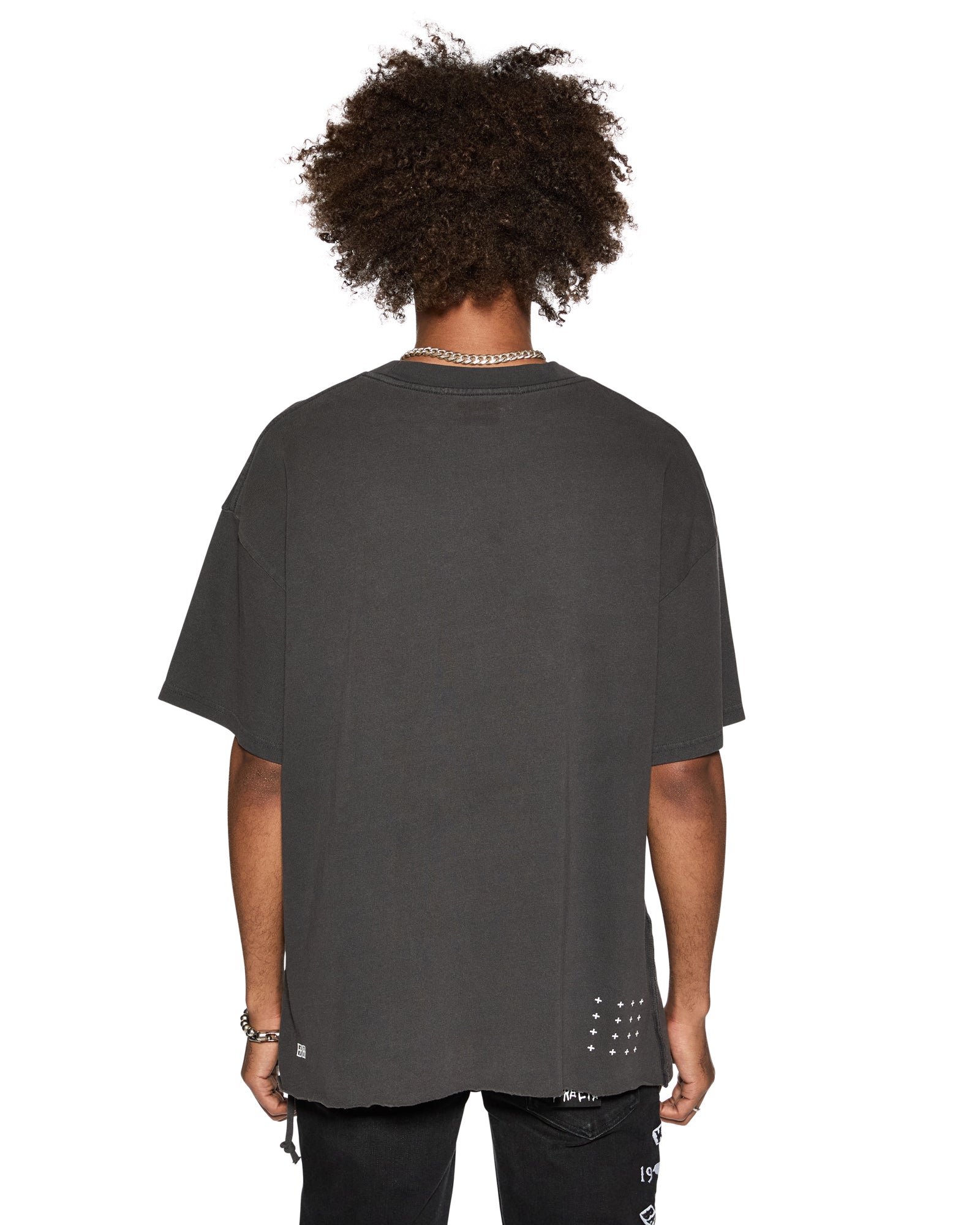 BADDIES EKCESS SS TEE FADED BLACK - Image 6