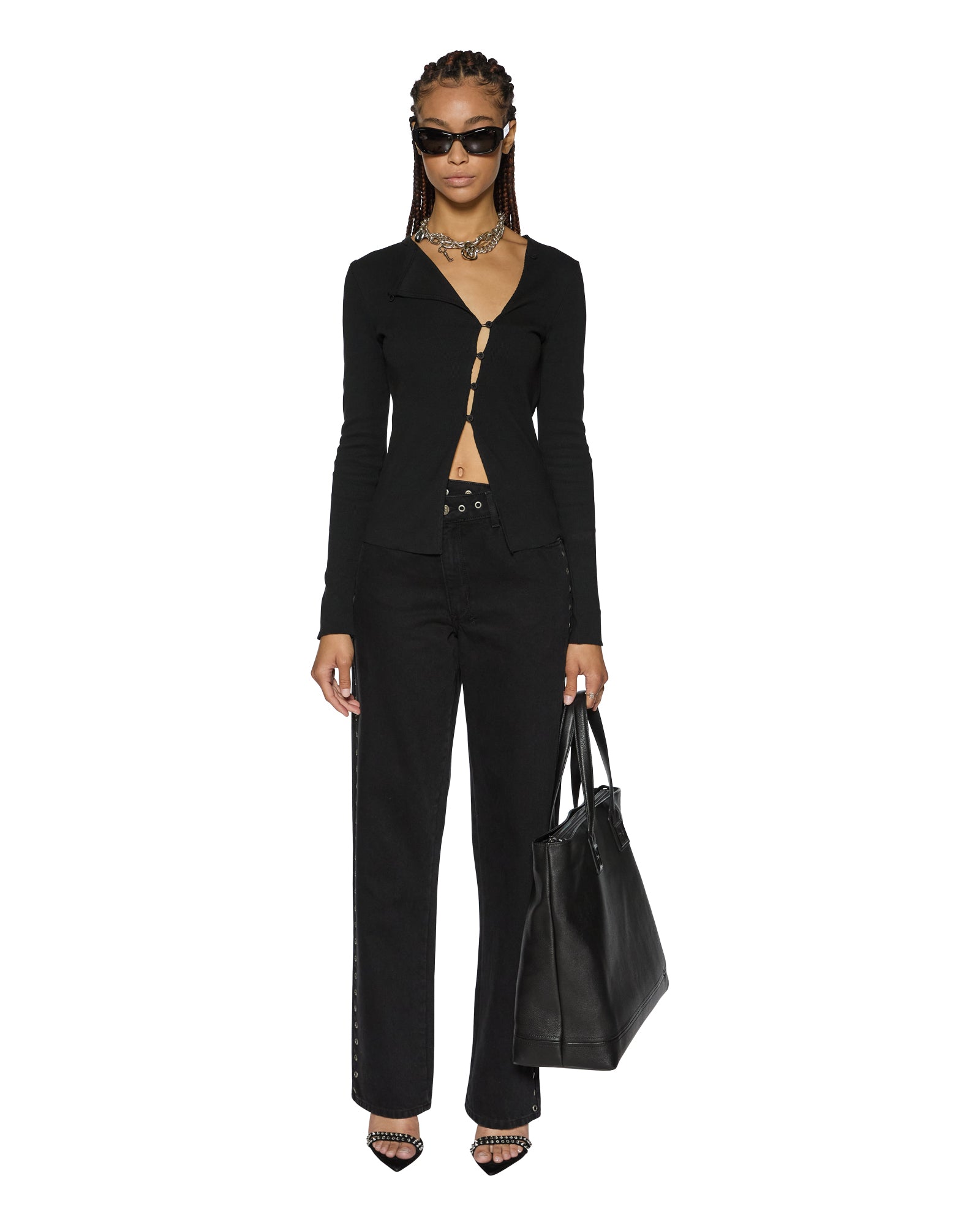 REWORK LS TOP BLACK - Image 2