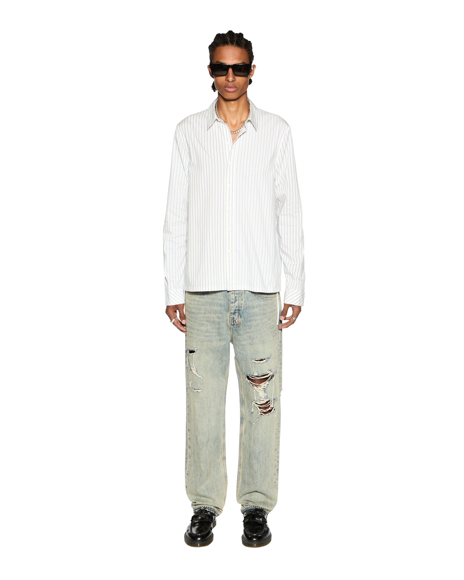 SKRIPT LS SHIRT 2 STRIPE - Image 4