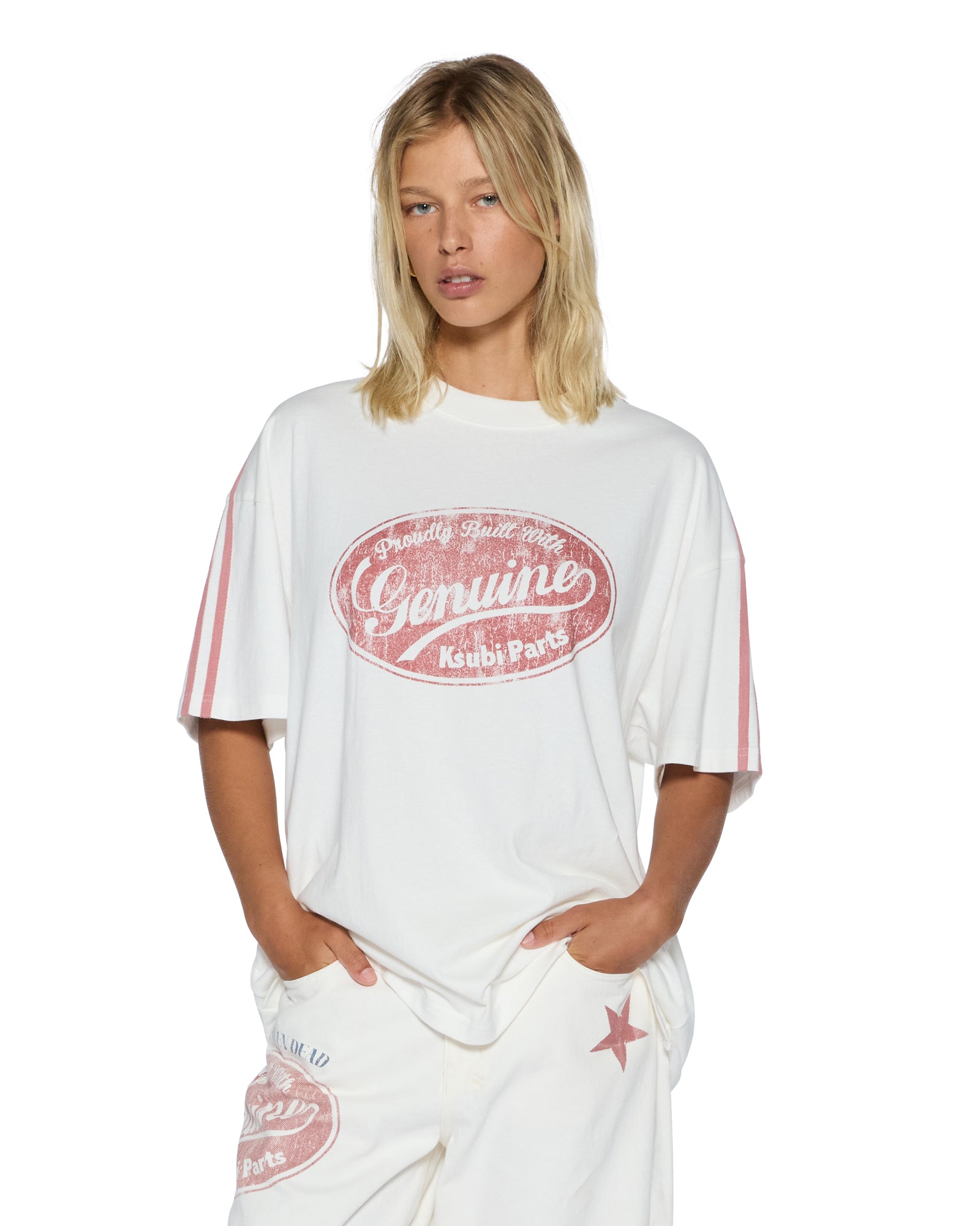 GENUINE BOYFRIEND SS TEE VINTAGE WHITE