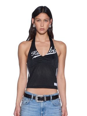 PLAYOFF HALTER JERSEY BLACK