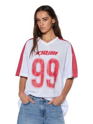 STINGER MOTO BOYFRIEND JERSEY WHITE