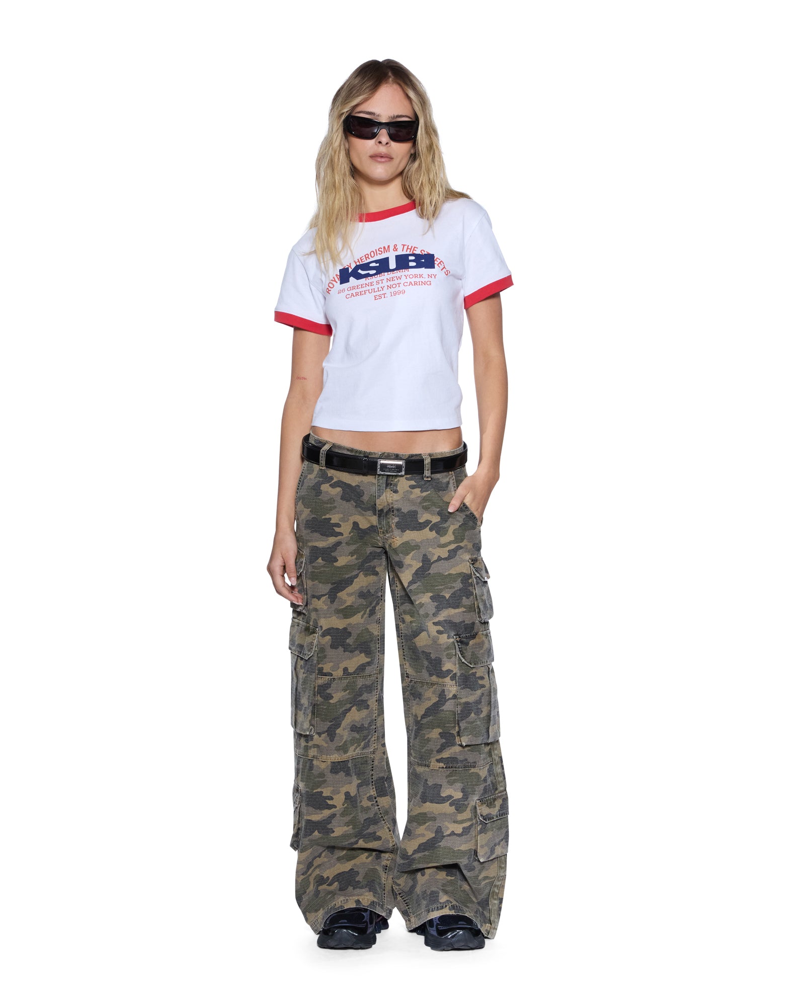 VARSITY SHRUNKEN SS TEE WHITE - Image 2